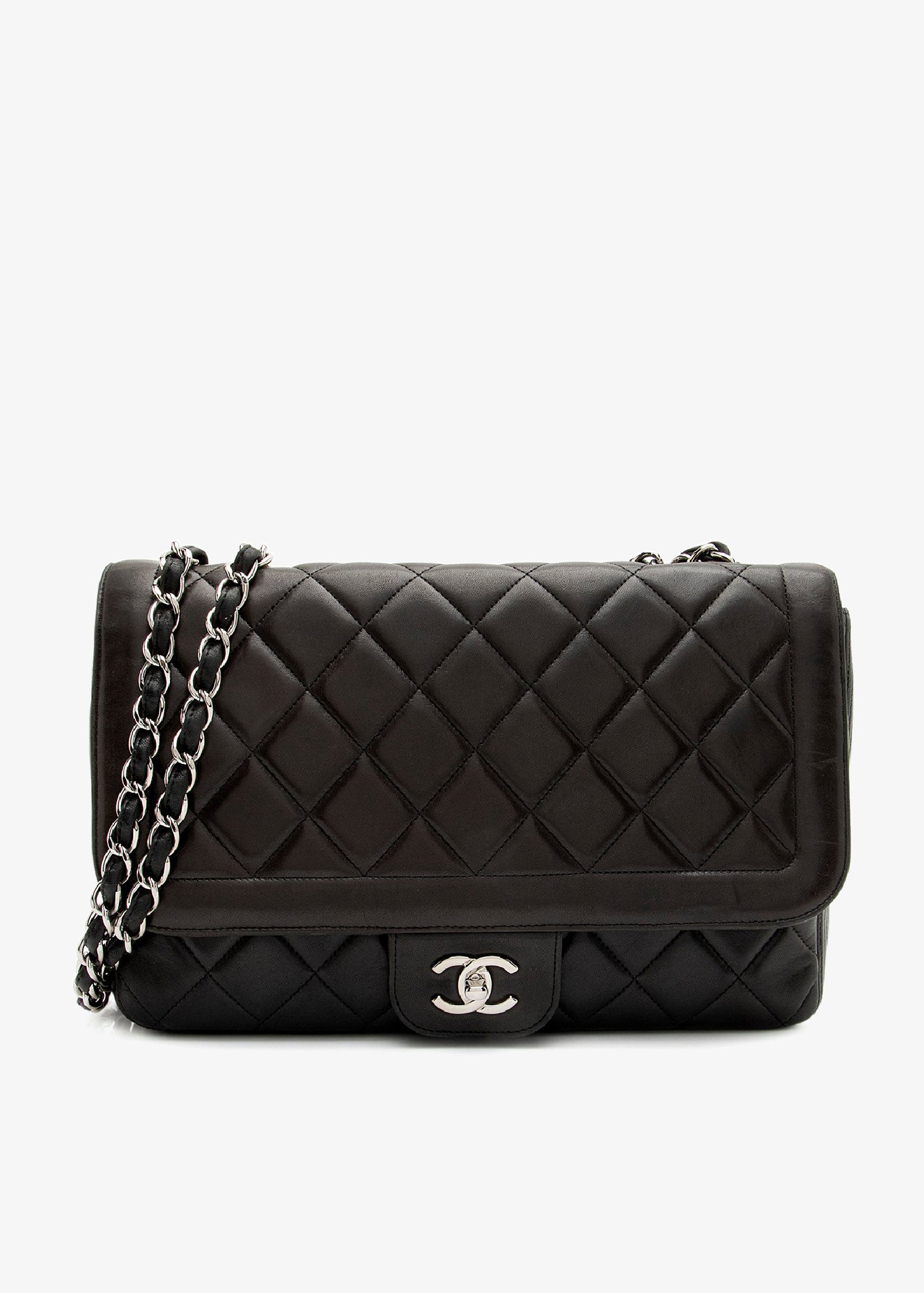 

Coco Rider large flap bag, Black