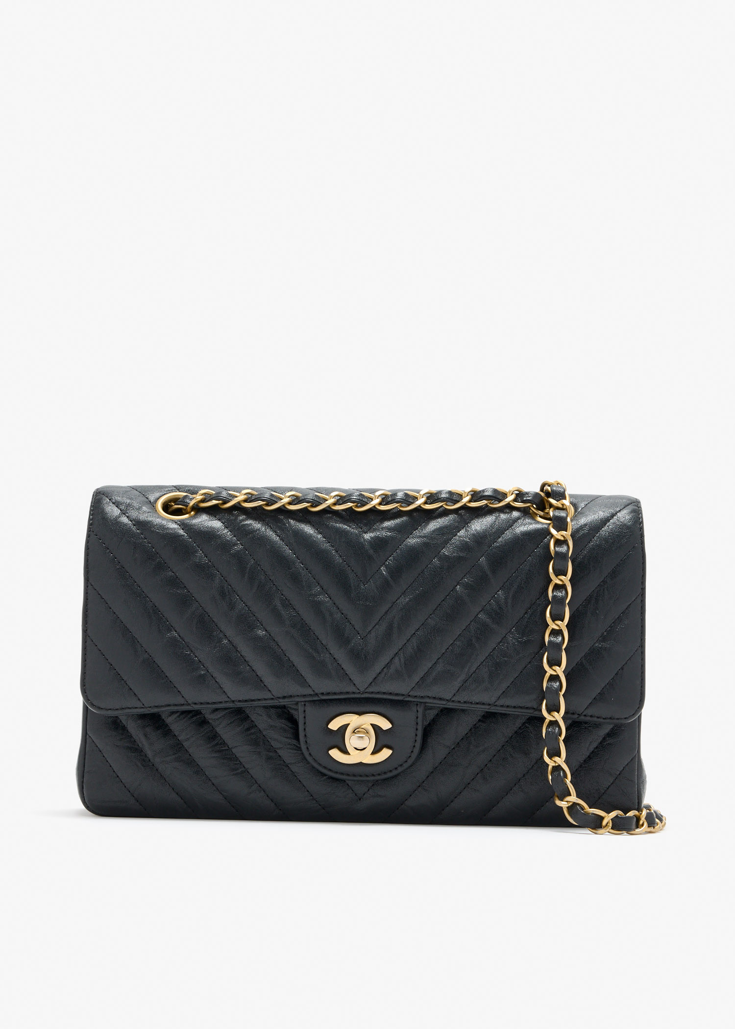 

Classic medium flap bag, Black
