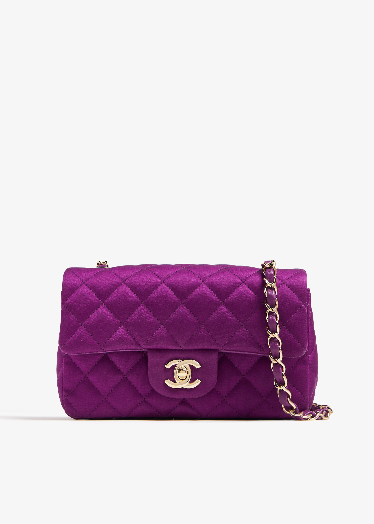 

Flap bag, Purple