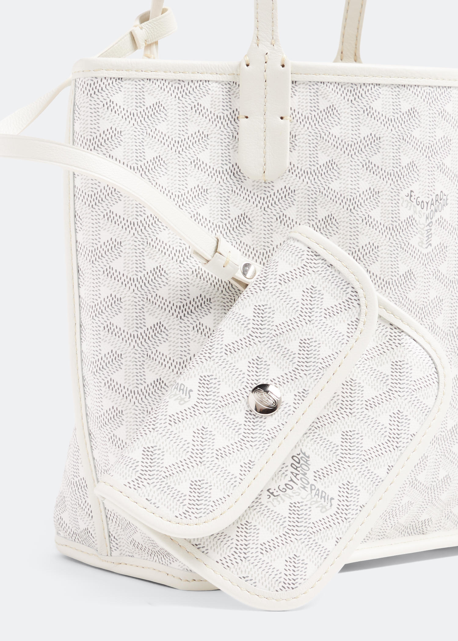 Goyard Pre Loved Mini Anjou tote bag for Women White in Qatar Level Shoes