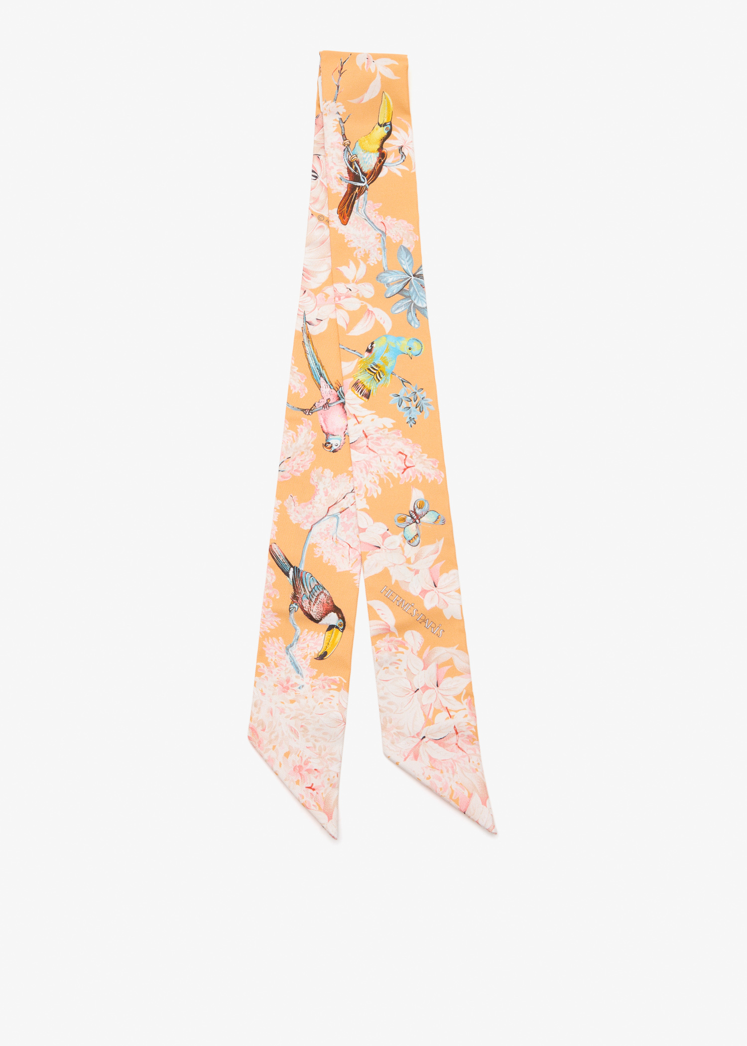 

Printed silk twill ribbon