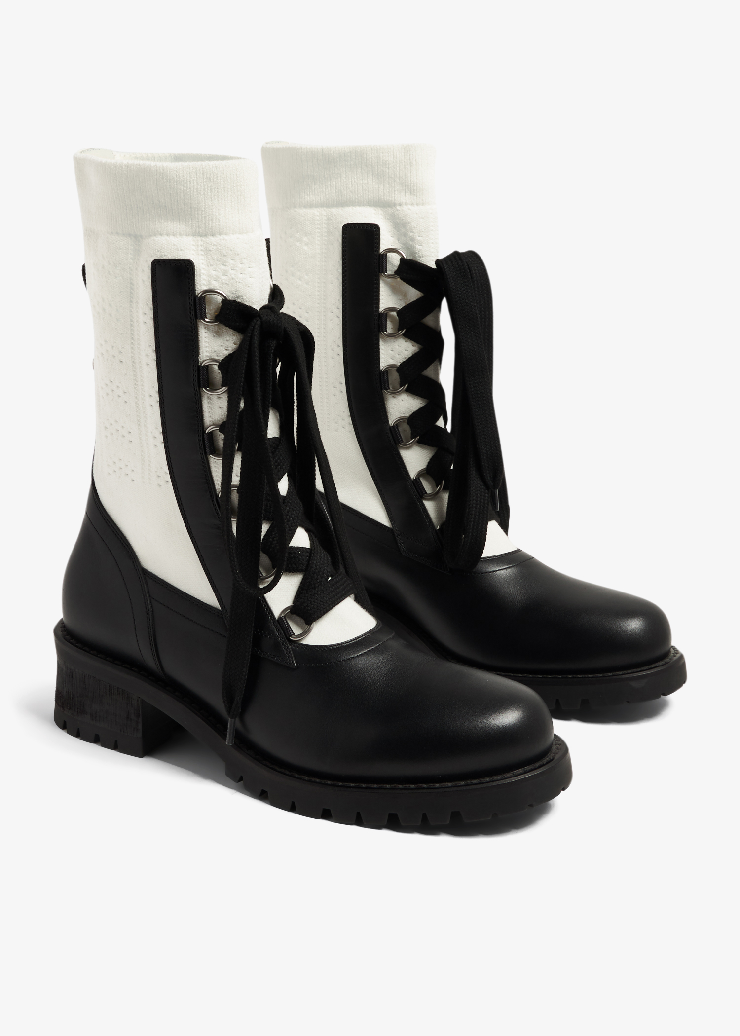

Diorland lace-up boots, Black