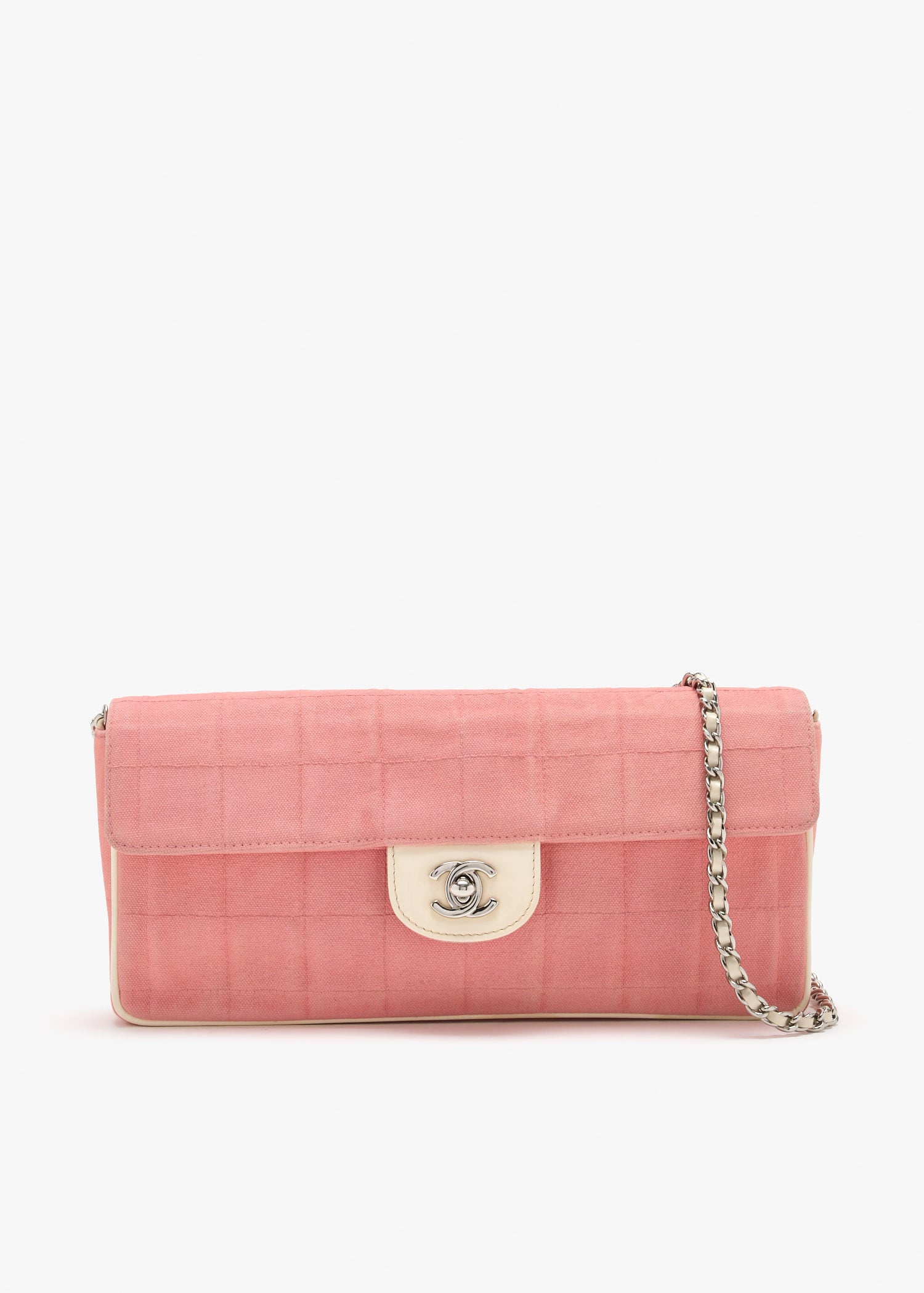 

Chocolate Bar East West flap bag, Pink