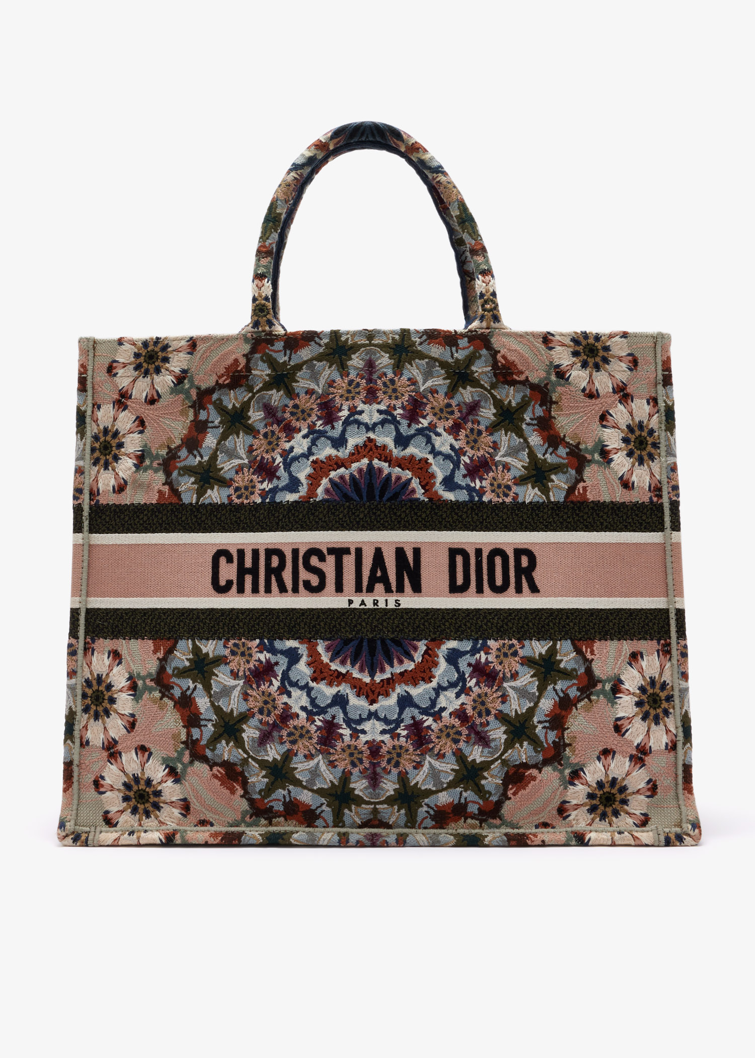 

Large KaleiDiorscopic Book tote bag, Pink