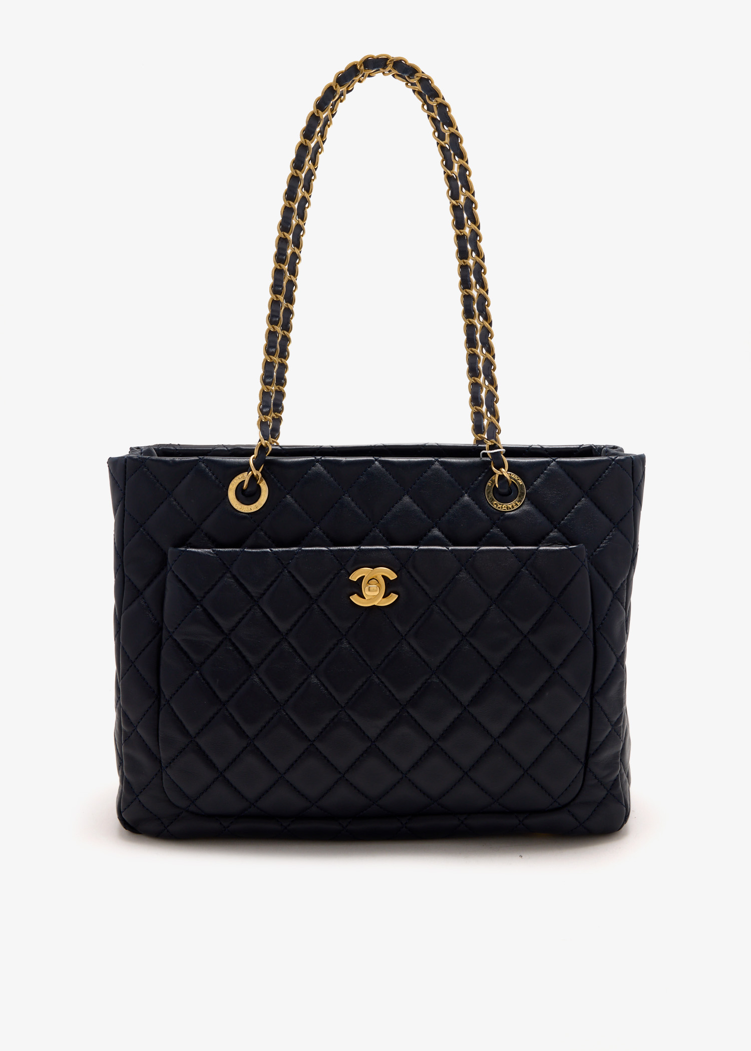 

CC shopping tote bag, Navy