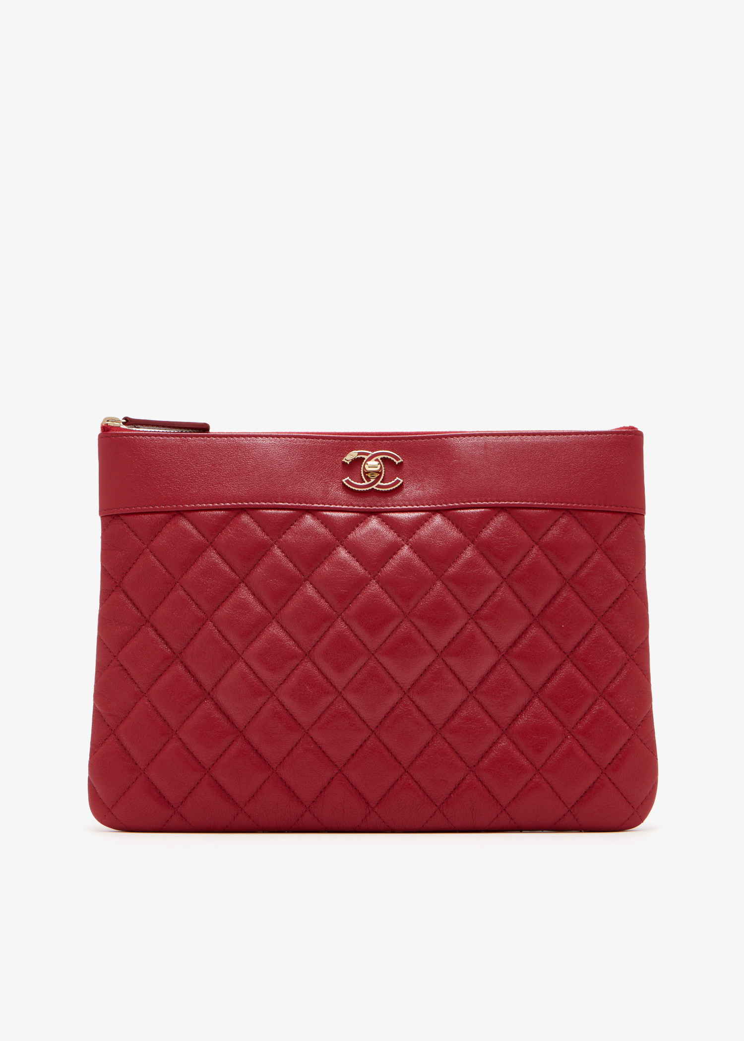 

Medium Mademoiselle clutch, Red