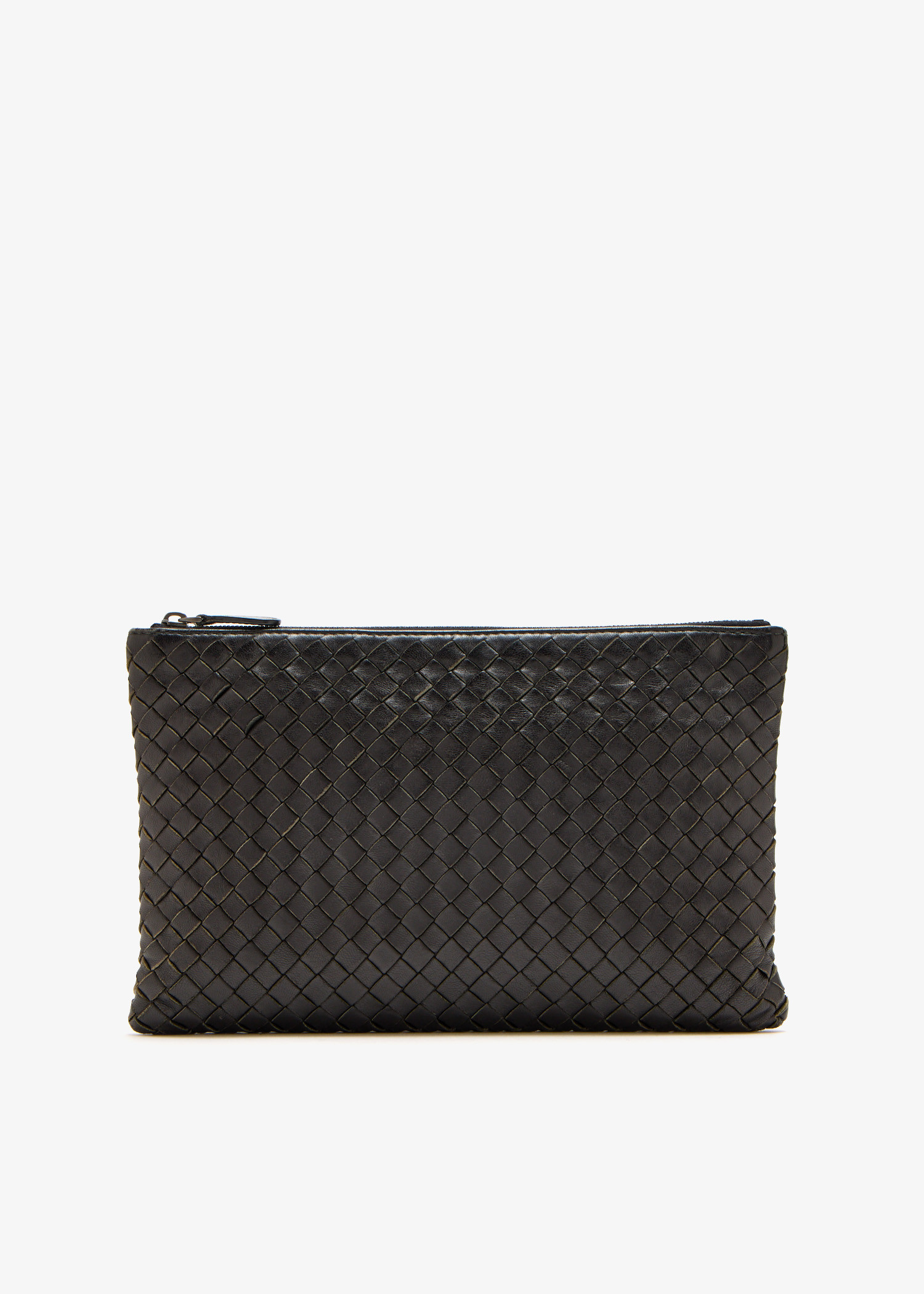 

Intrecciato clutch, Black