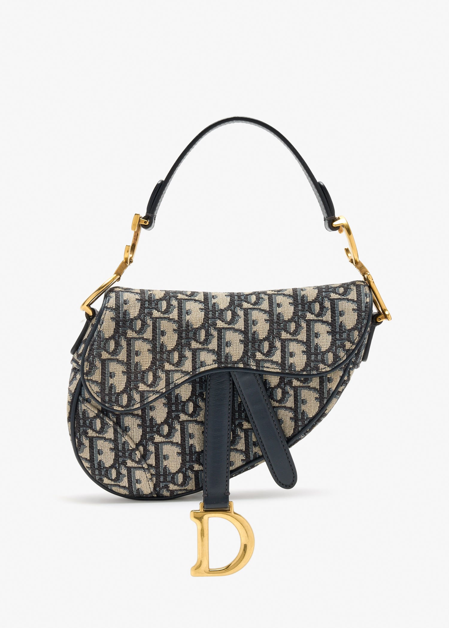 

Mini Oblique Saddle bag, Blue