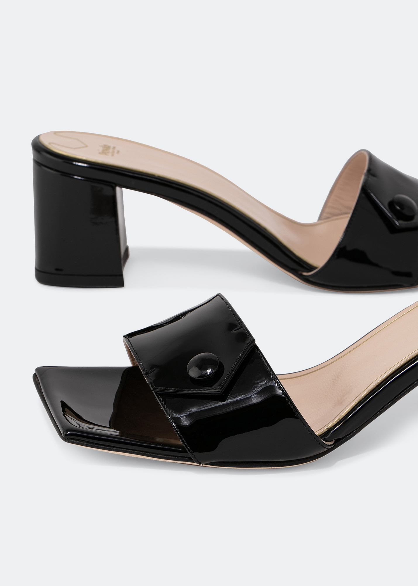 

Crepida Chiara mules, Black