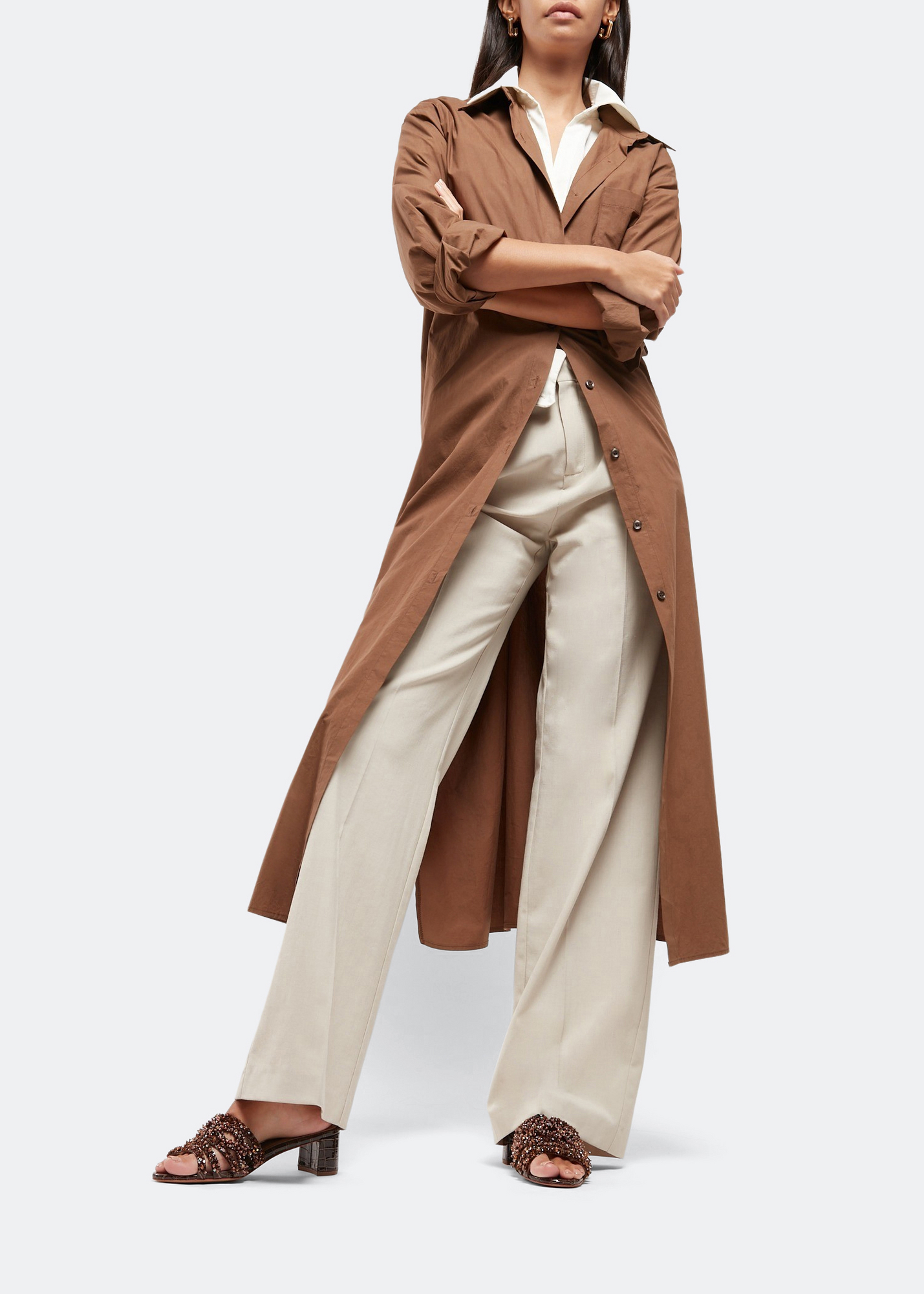 

Exclusive Pollack sandals, Brown
