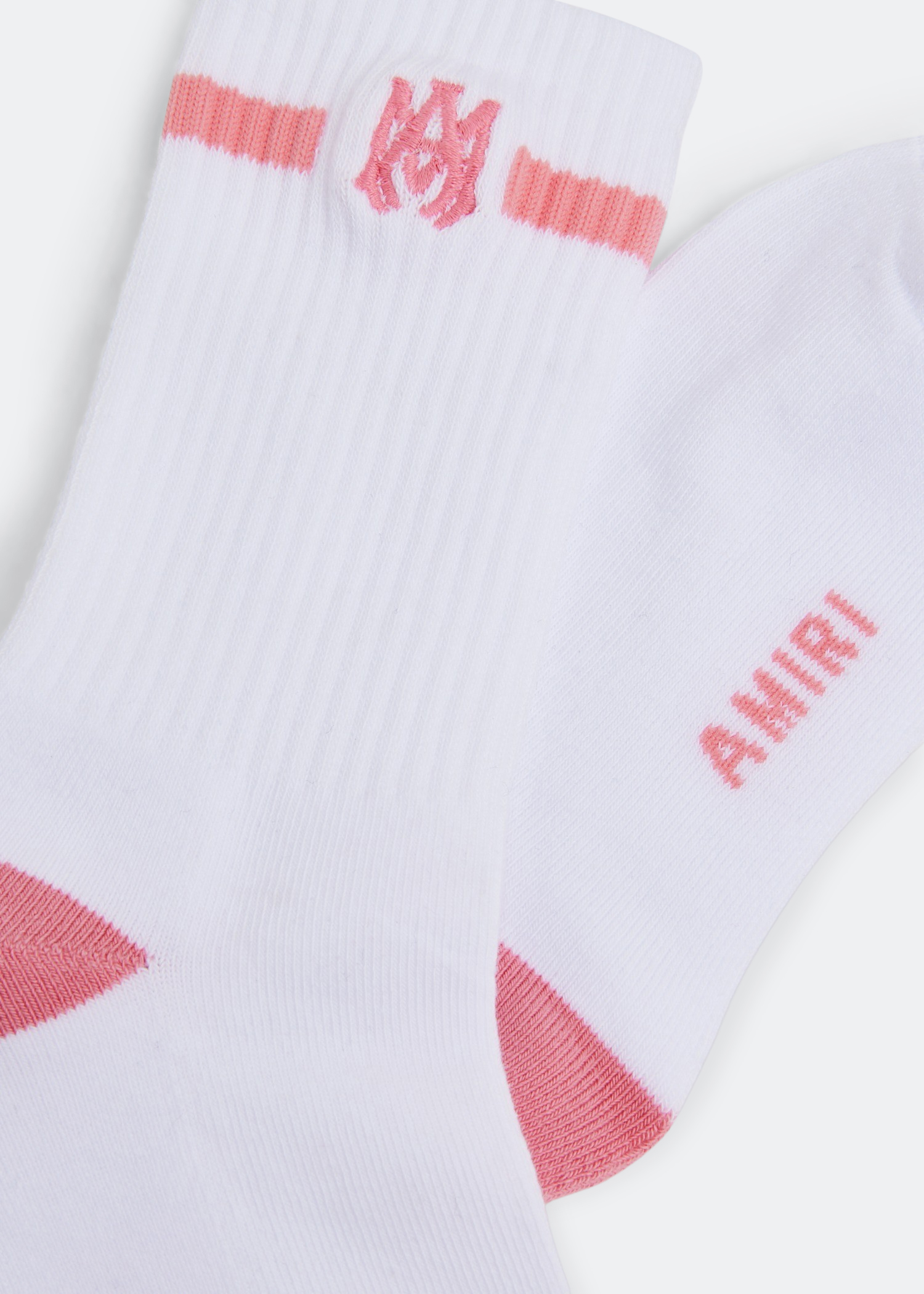 

Ribbed M.A. socks, White
