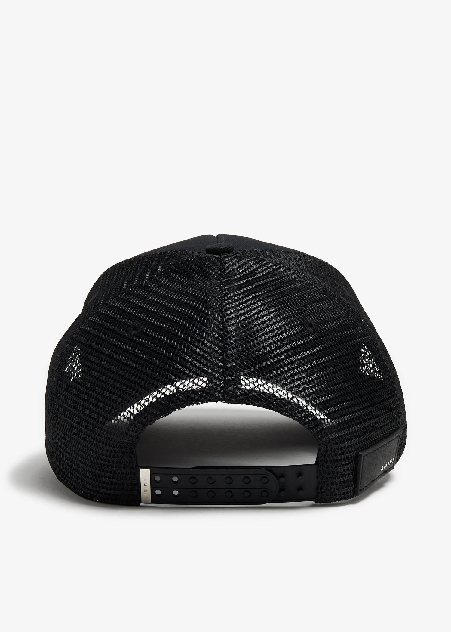 AMIRI Leather Star trucker cap for Men - Black in UAE