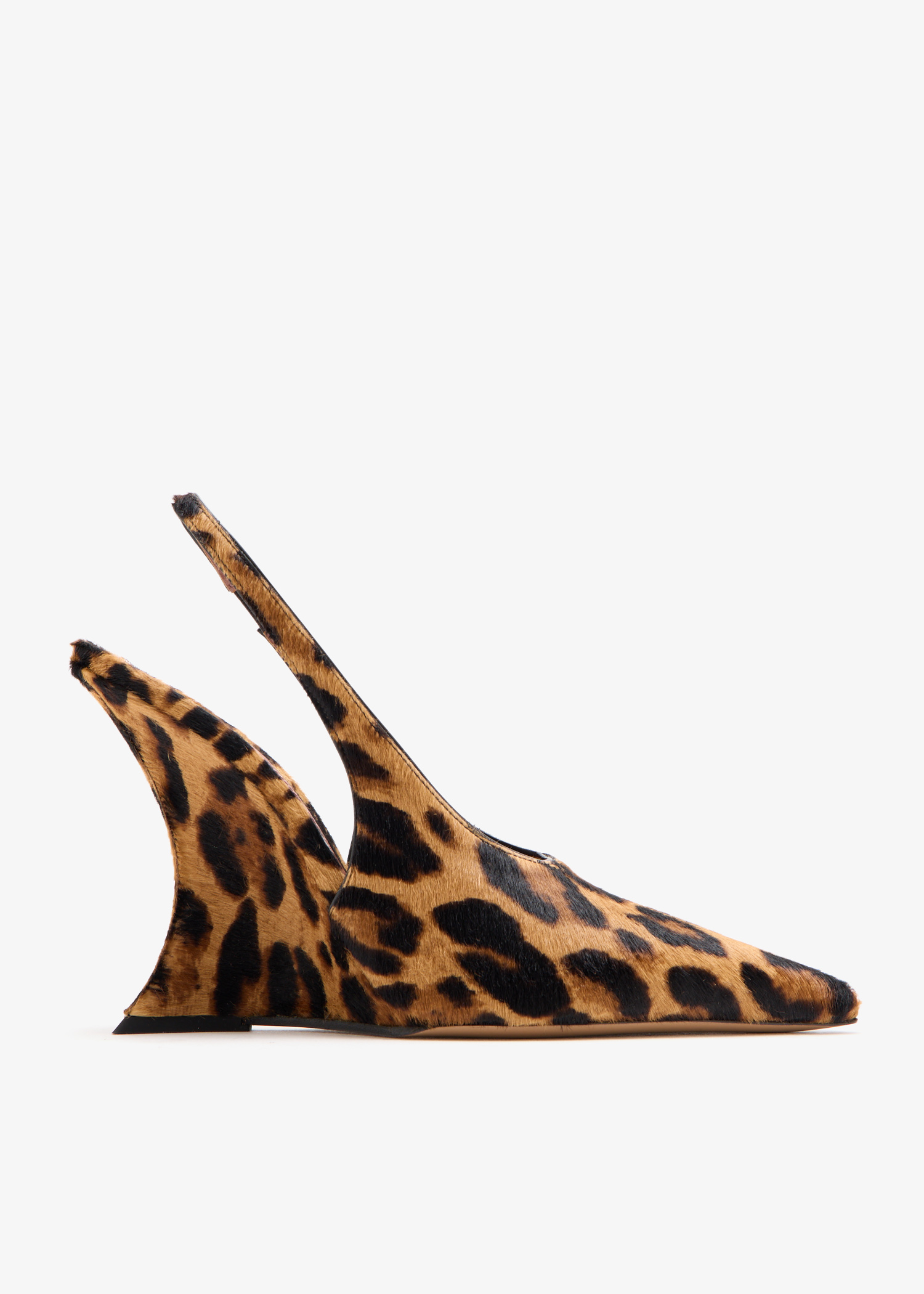 

Nina 105 slingback pumps, Animal printed
