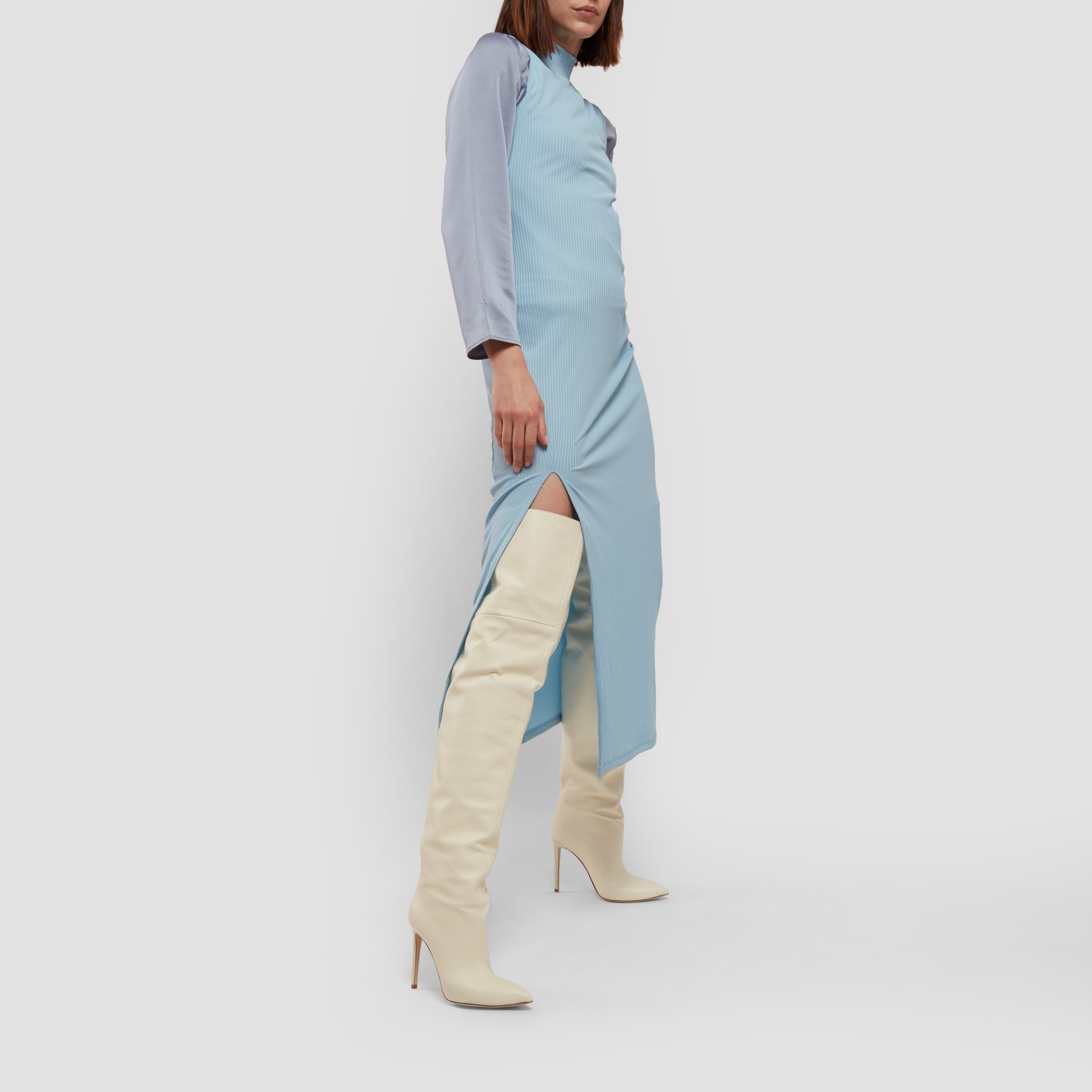 

Leather boots, White