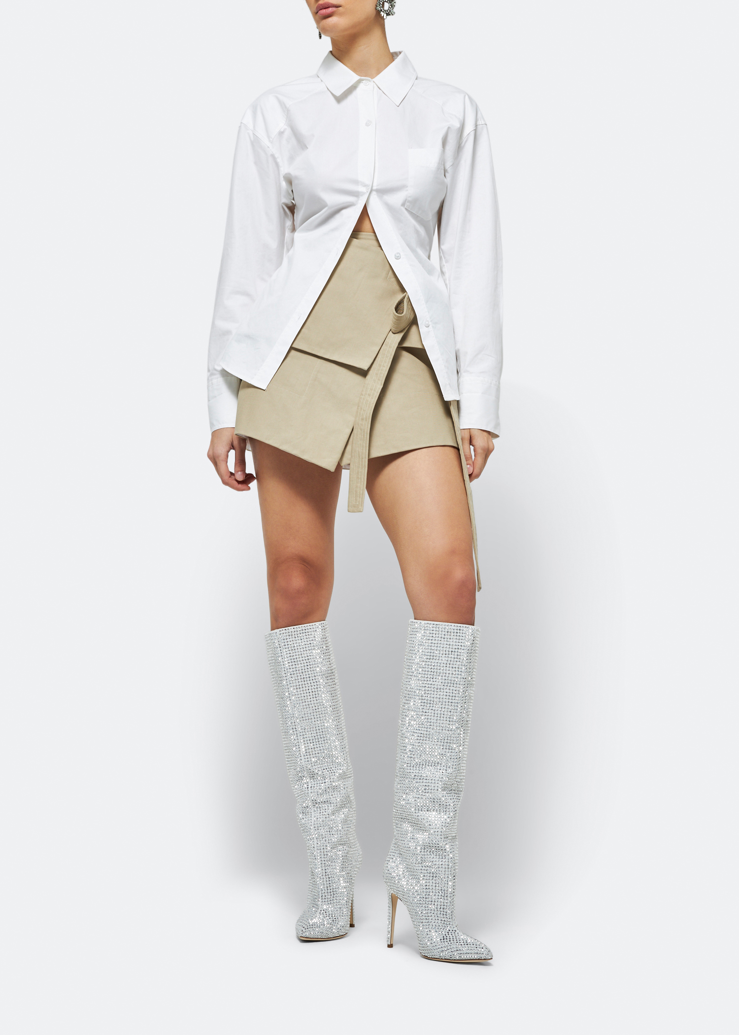 

Holly stiletto boots, Silver