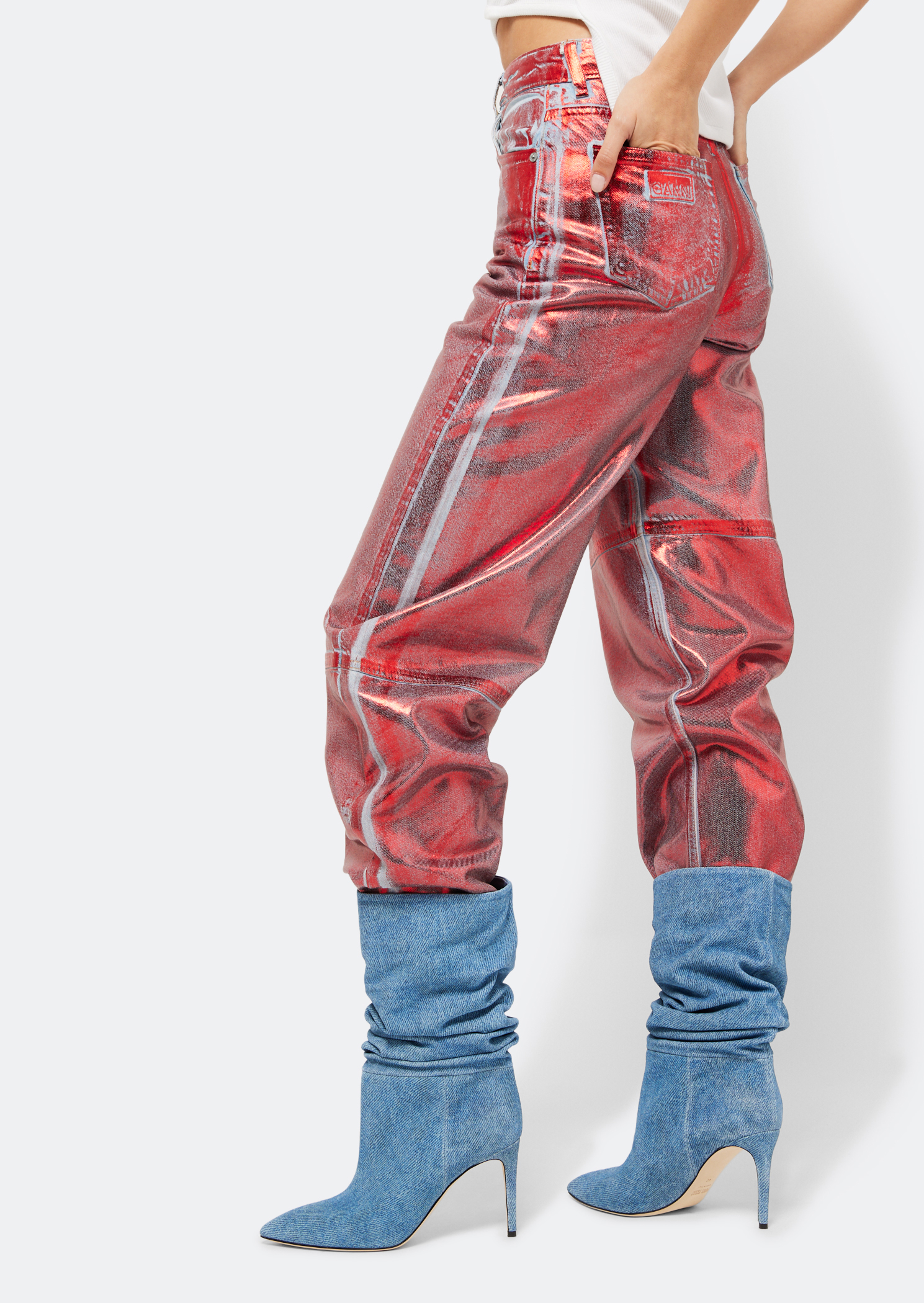 

Slouchy boots, Blue