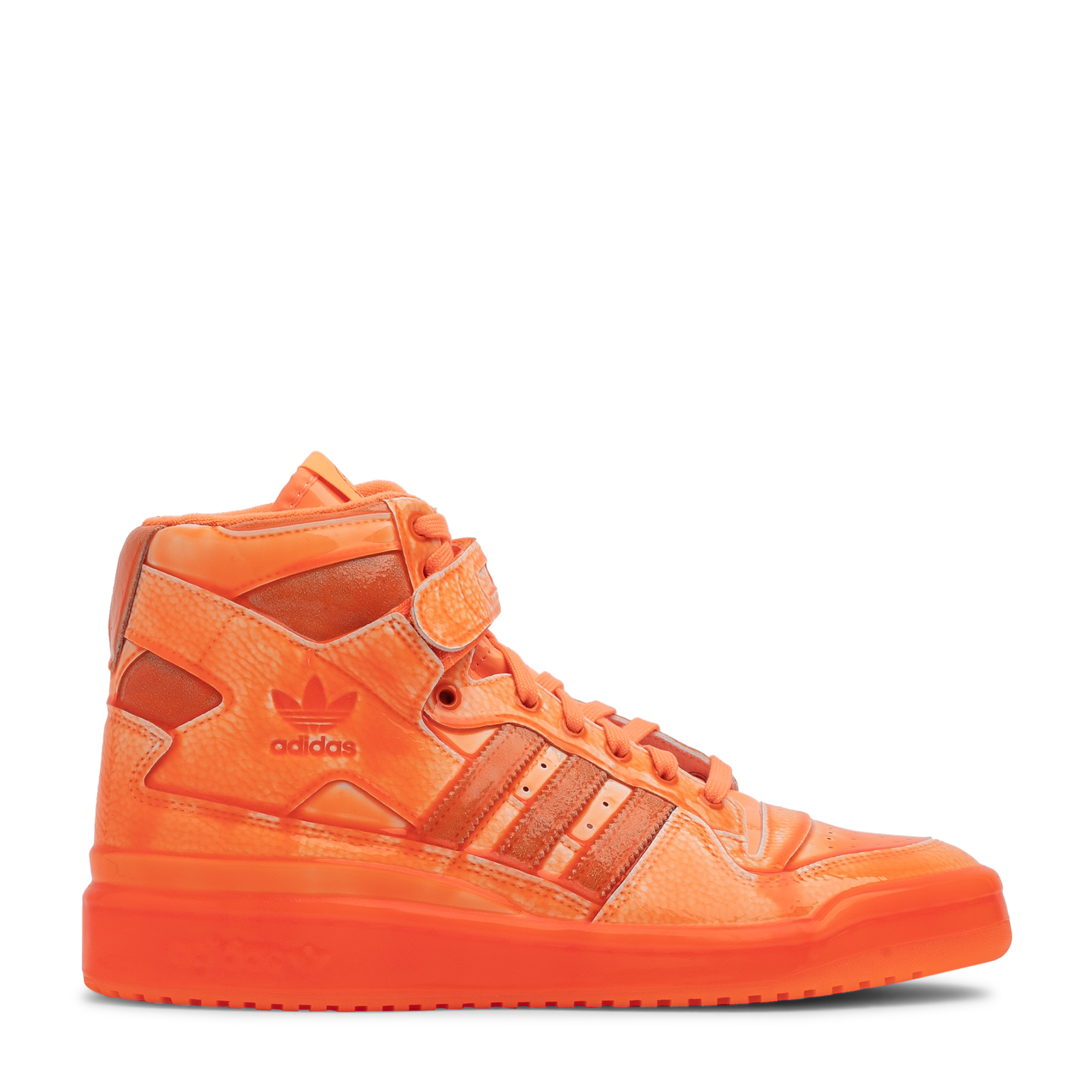 Orange adidas on sale high tops