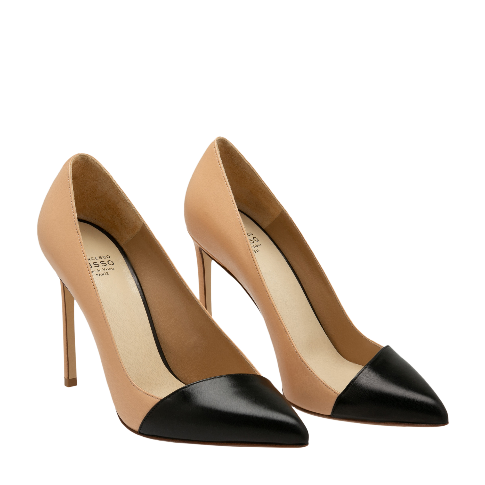 

Leather pumps, Beige