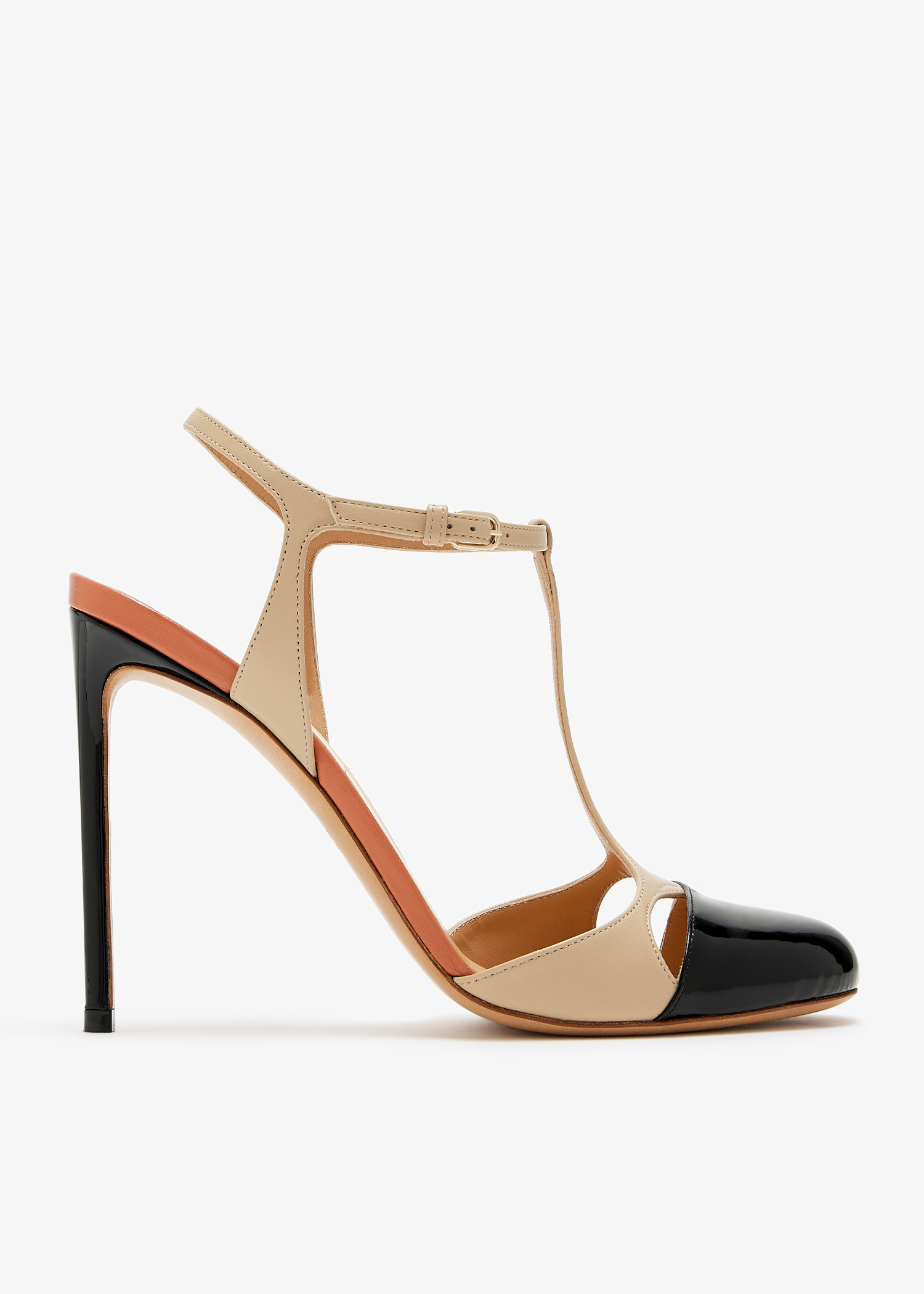 

Two-tone pumps, Beige