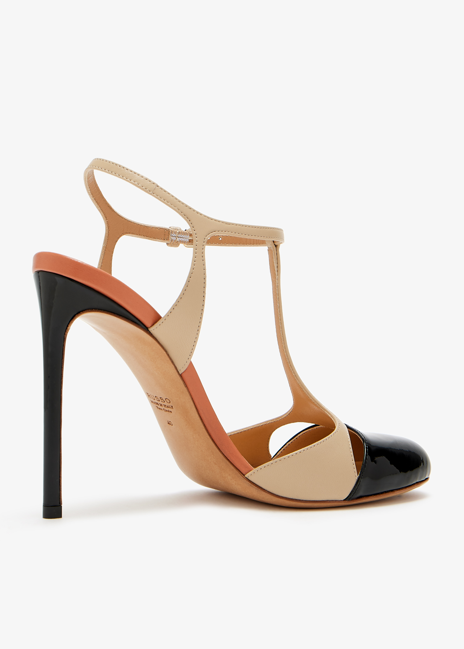 Francesco Russo Two-tone pumps for Women - Beige in UAE Francesco Russo Two-tone pumps for Women - Beige in UAE
