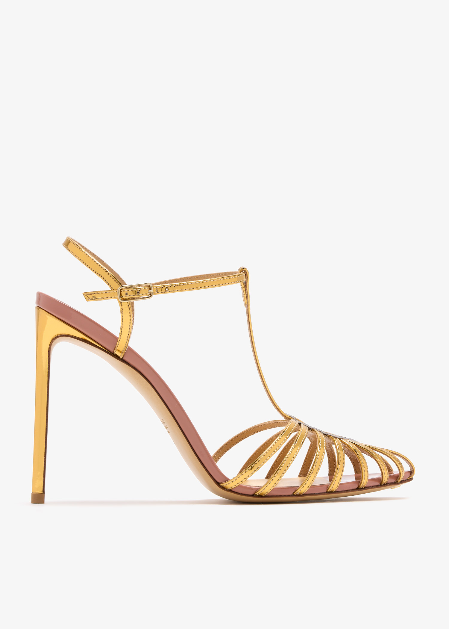 

Cage sandals, Gold