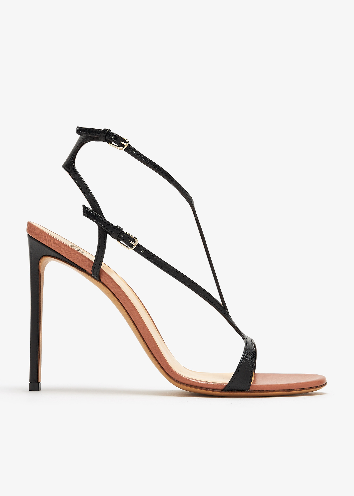 

T-bar straps sandal, Black