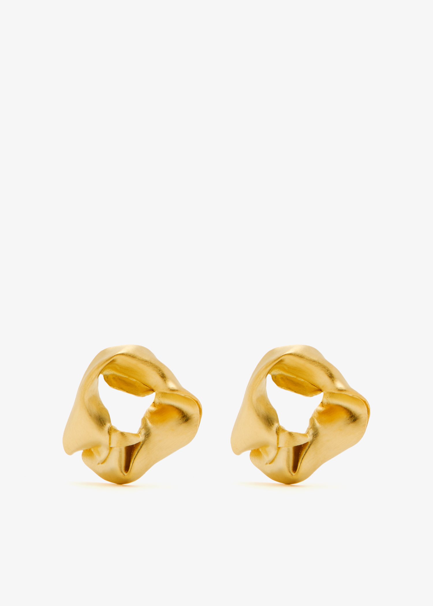 

"Notsobig" Scrunch earrings, Gold