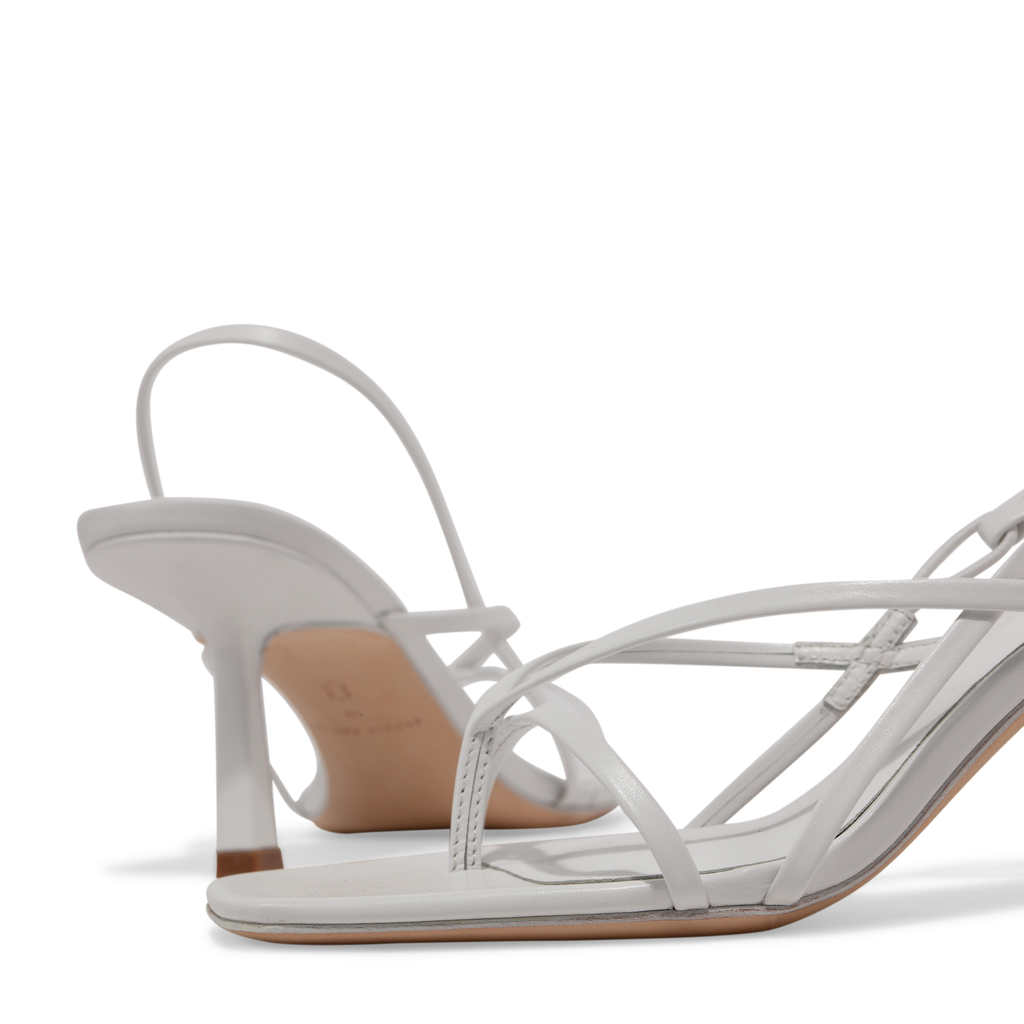 

Flip flop 75 heel sandals, White