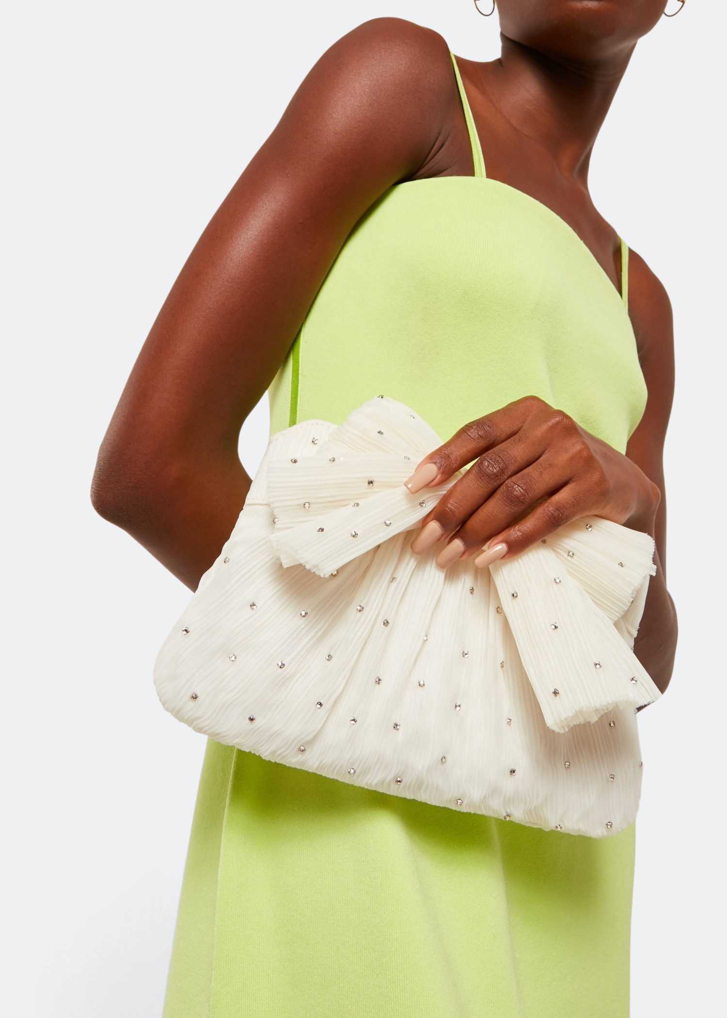 

Rayne clutch, White