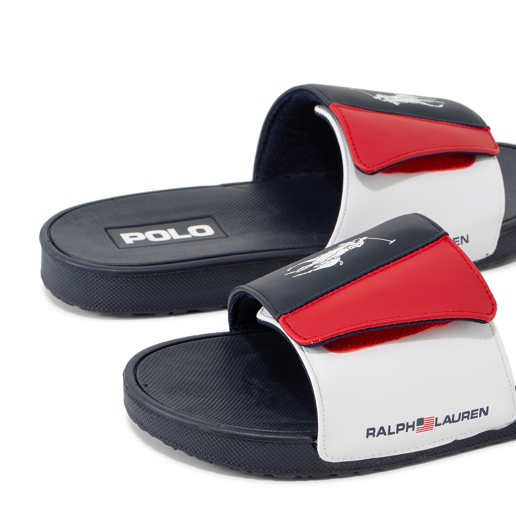 

Leary III slide sandals, Blue