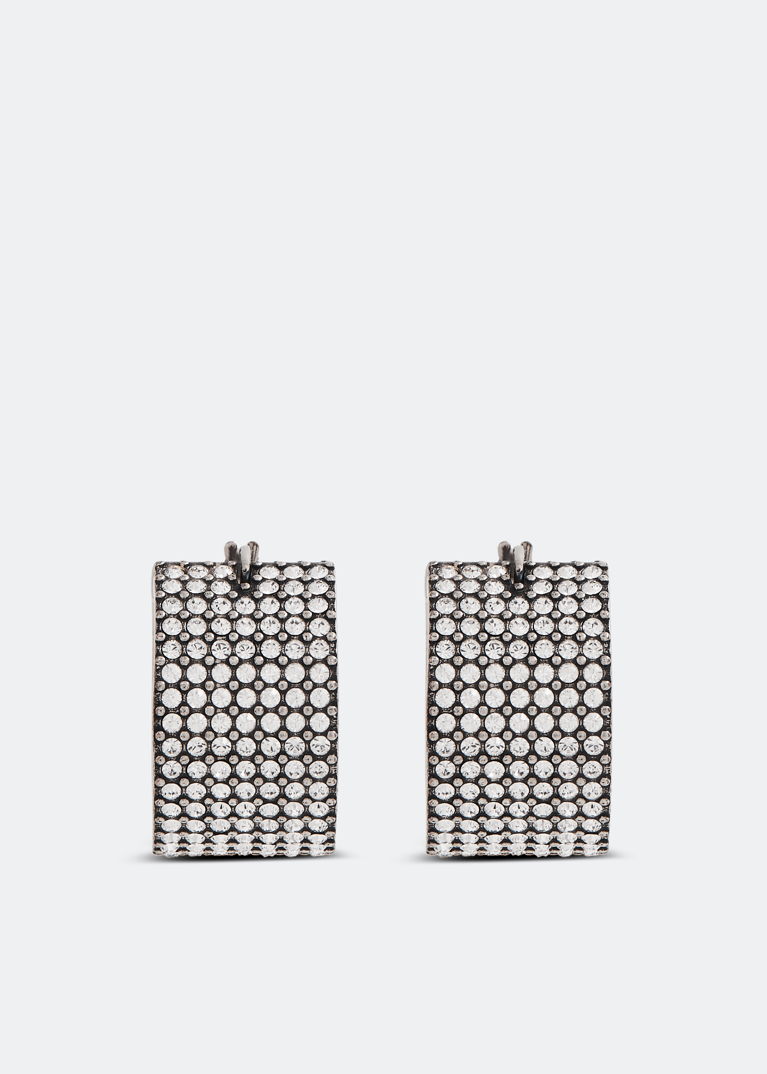 

Rih small hoop earrings, Silver