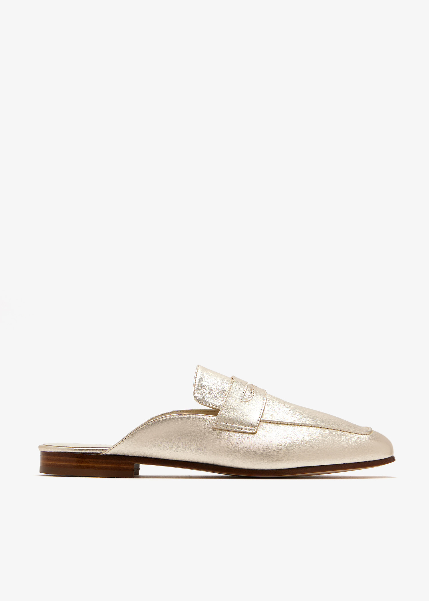 

Riviera slippers, Gold