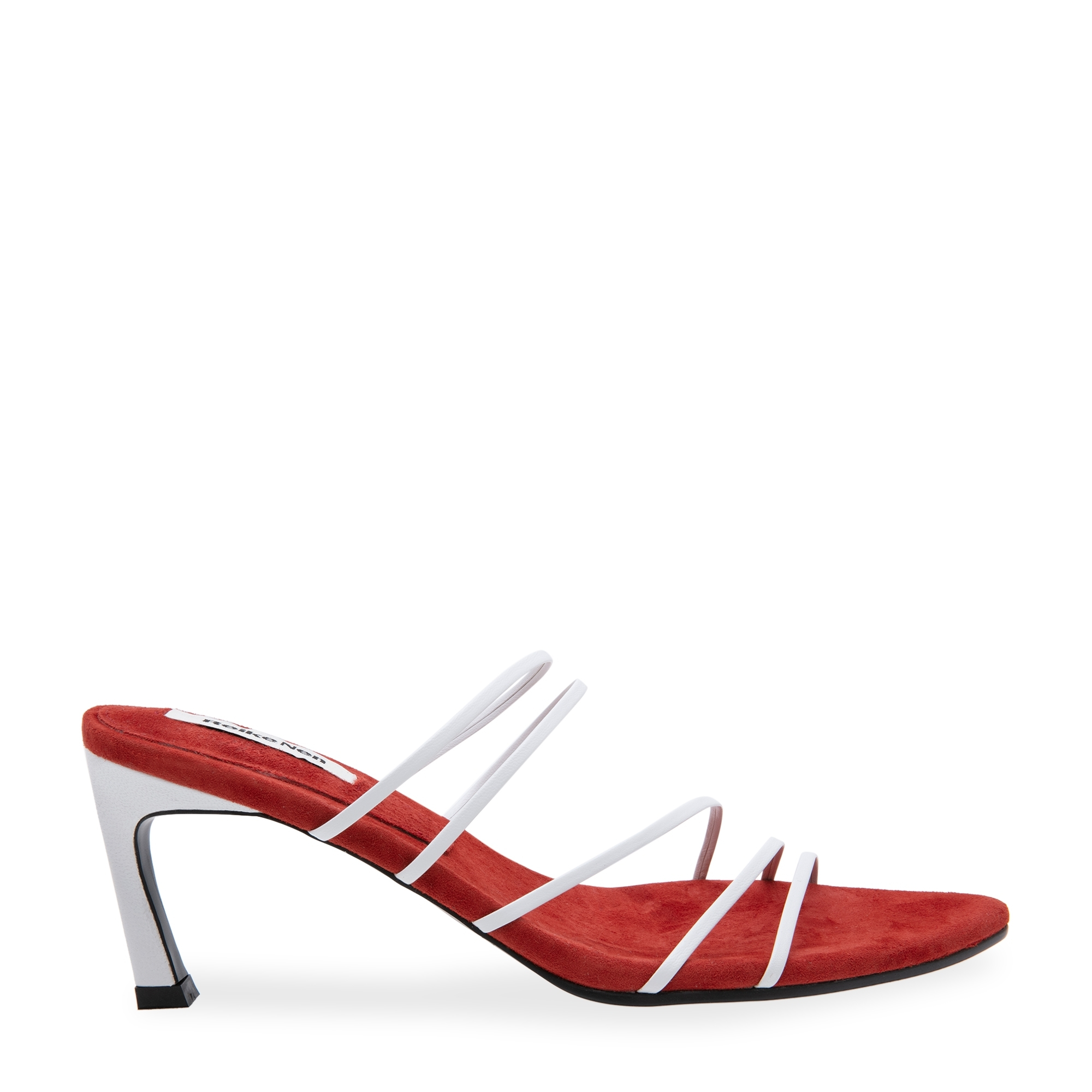 

5 Strings pointed sandals, White