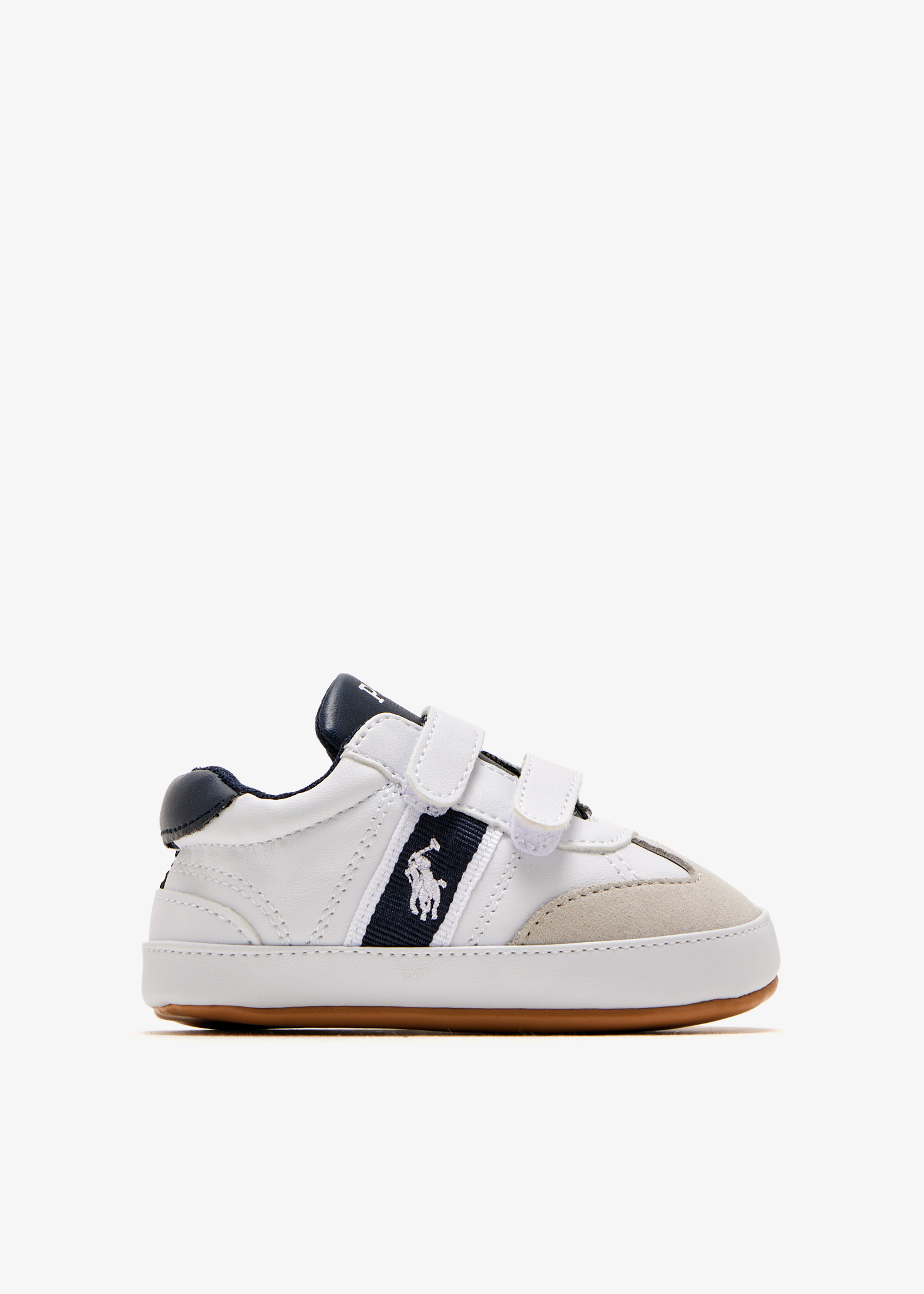 

Heritage Court III T-Toe crib shoes, White