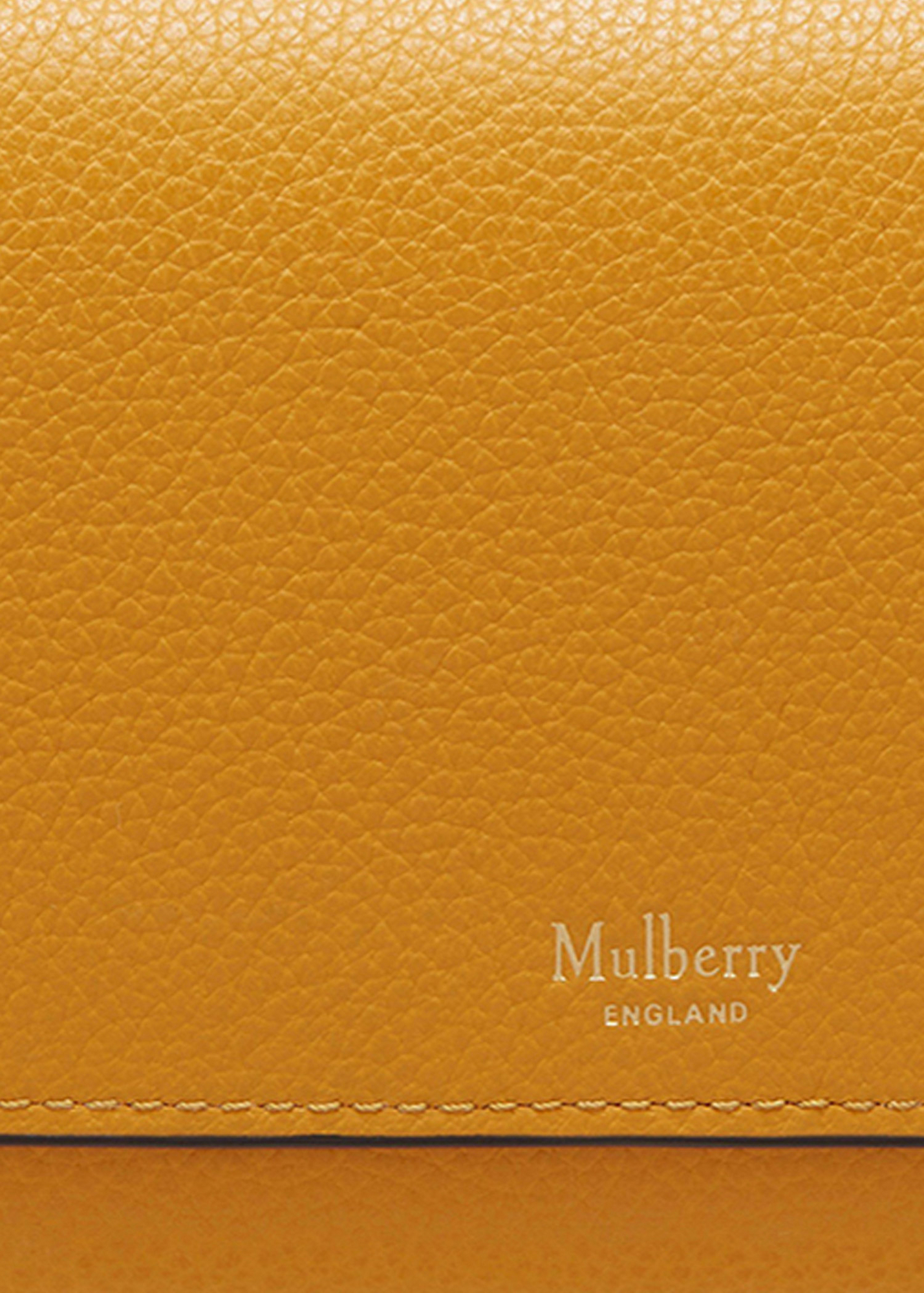 

Continental leather wallet, Yellow