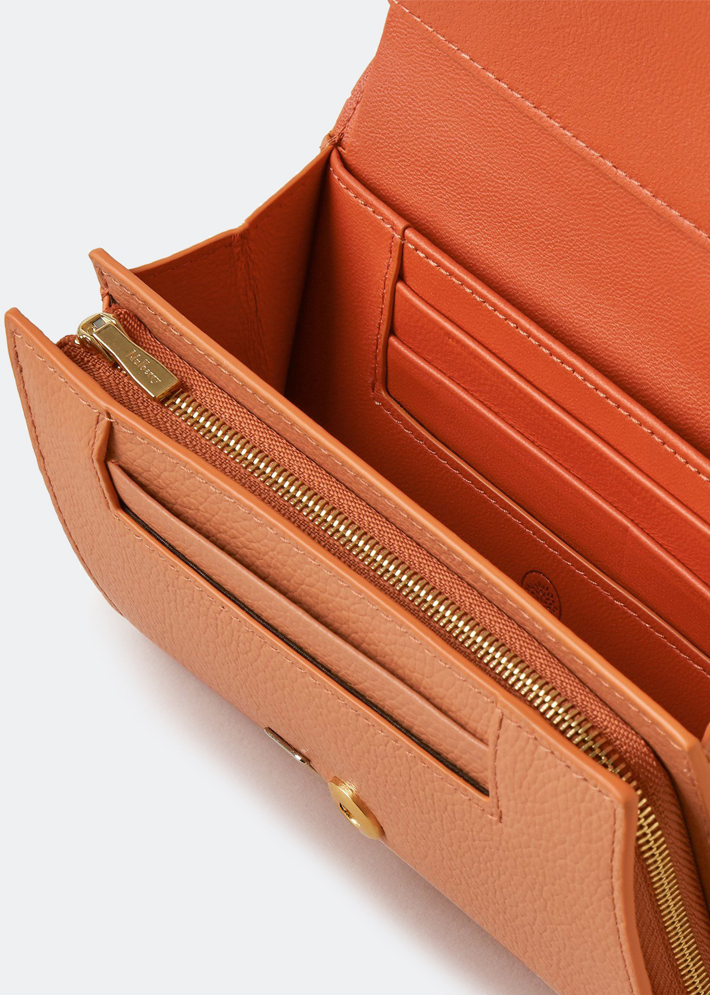 

Medium Continental French purse, Orange