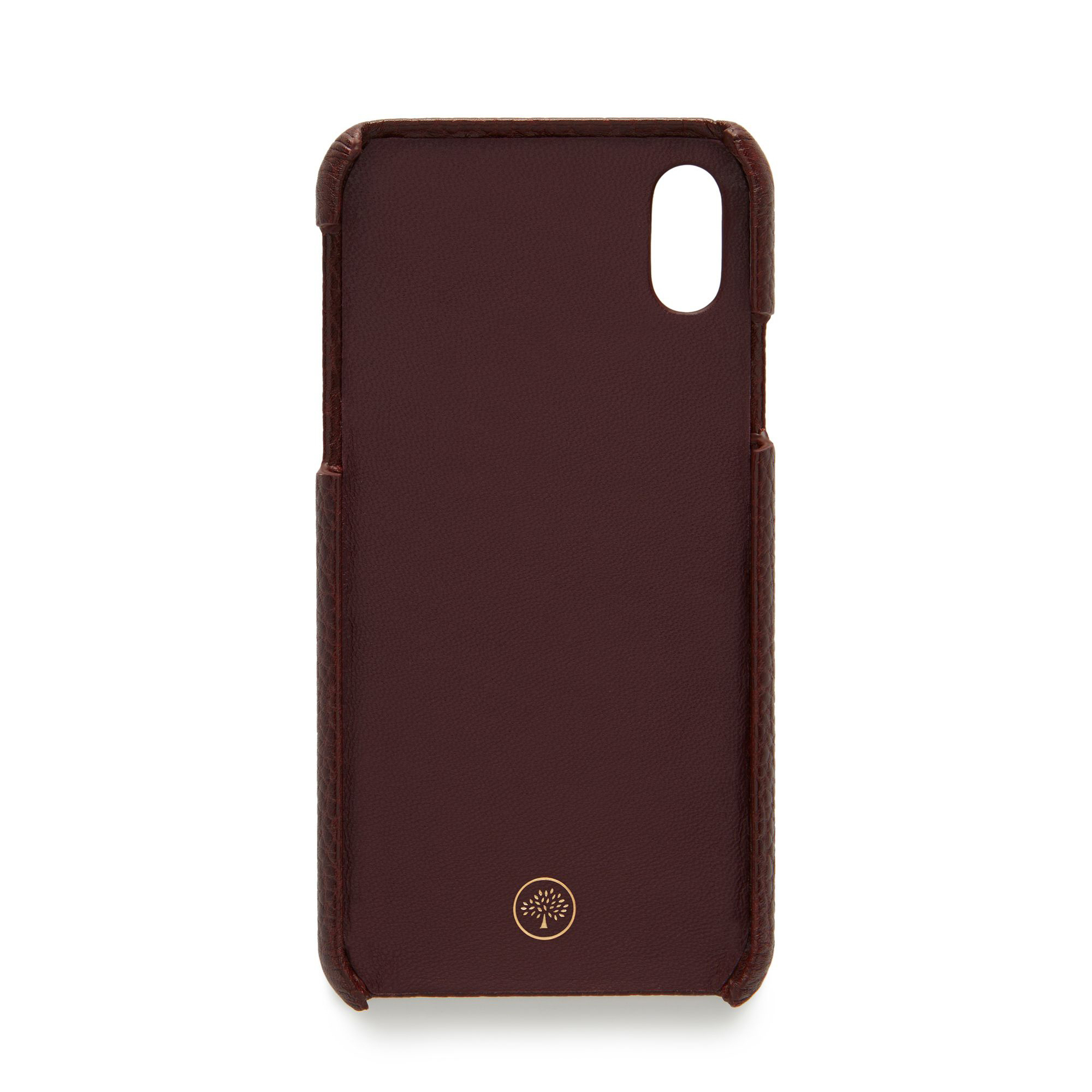 

Leather iPhone X cover, Burgundy