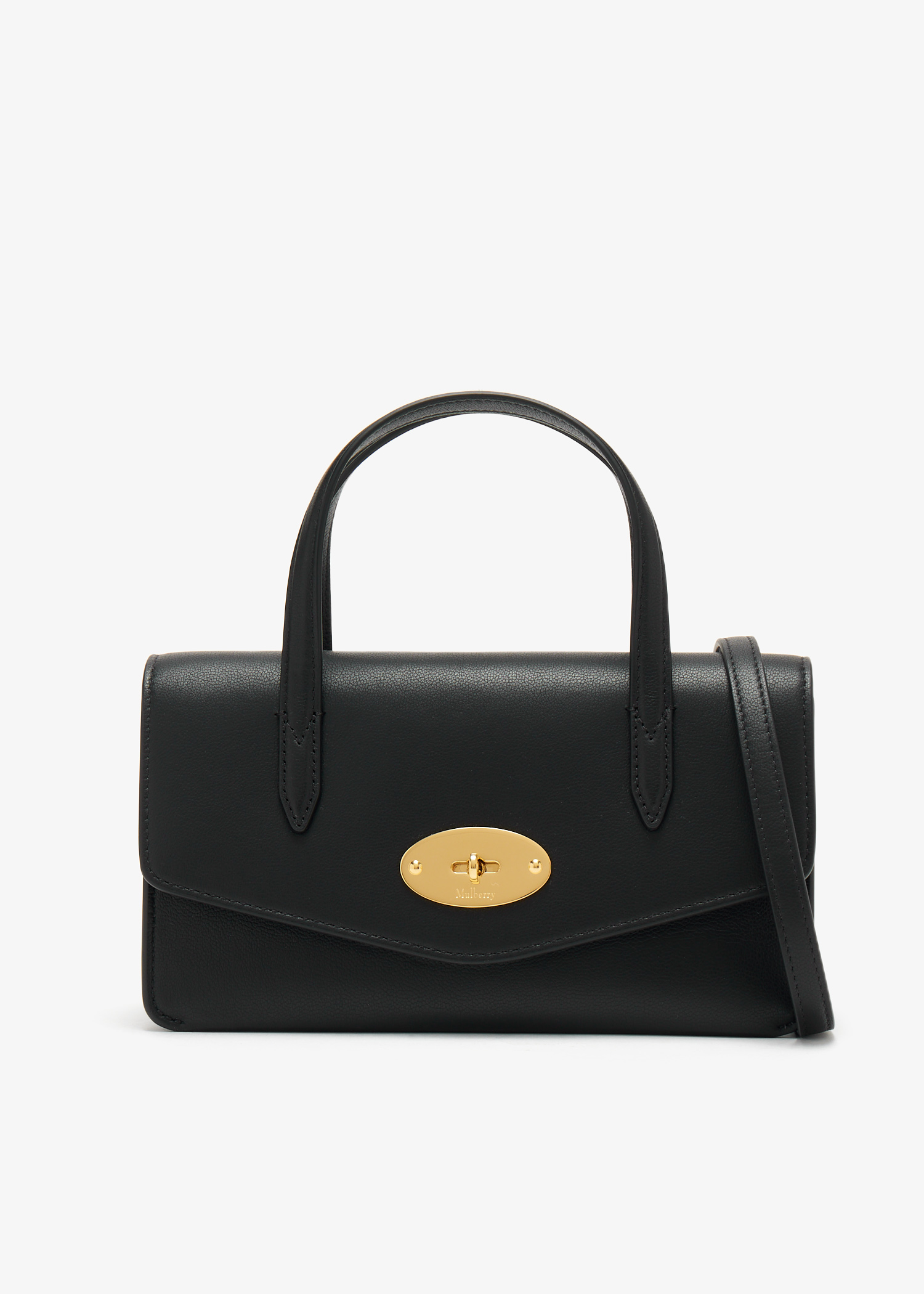 Mulberry Small Darley top handle bag for Women Black in KSA Level Shoes