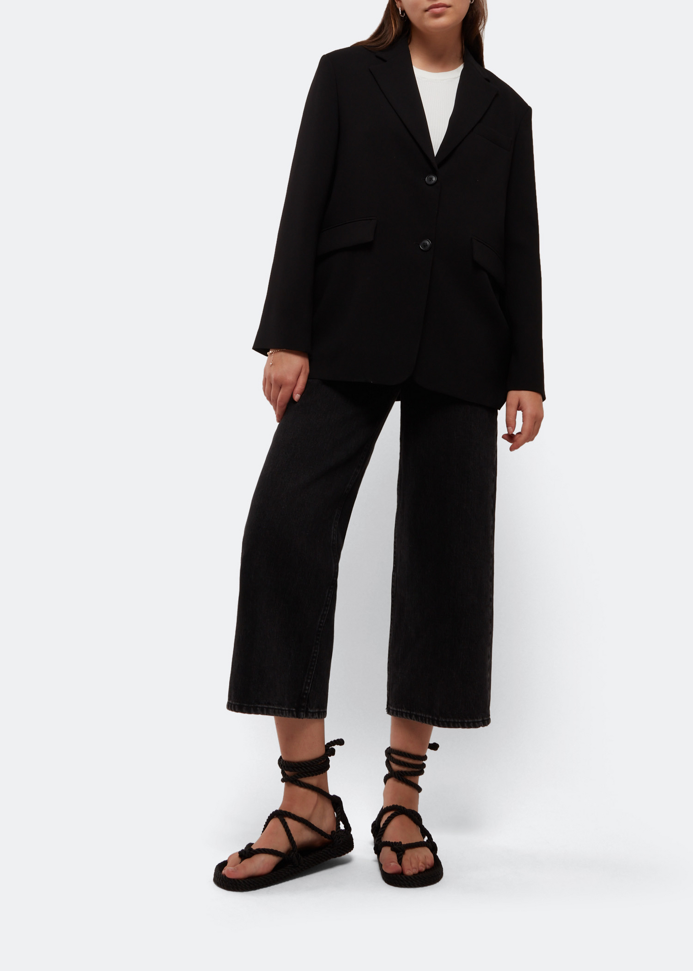 

Romano sandals, Black
