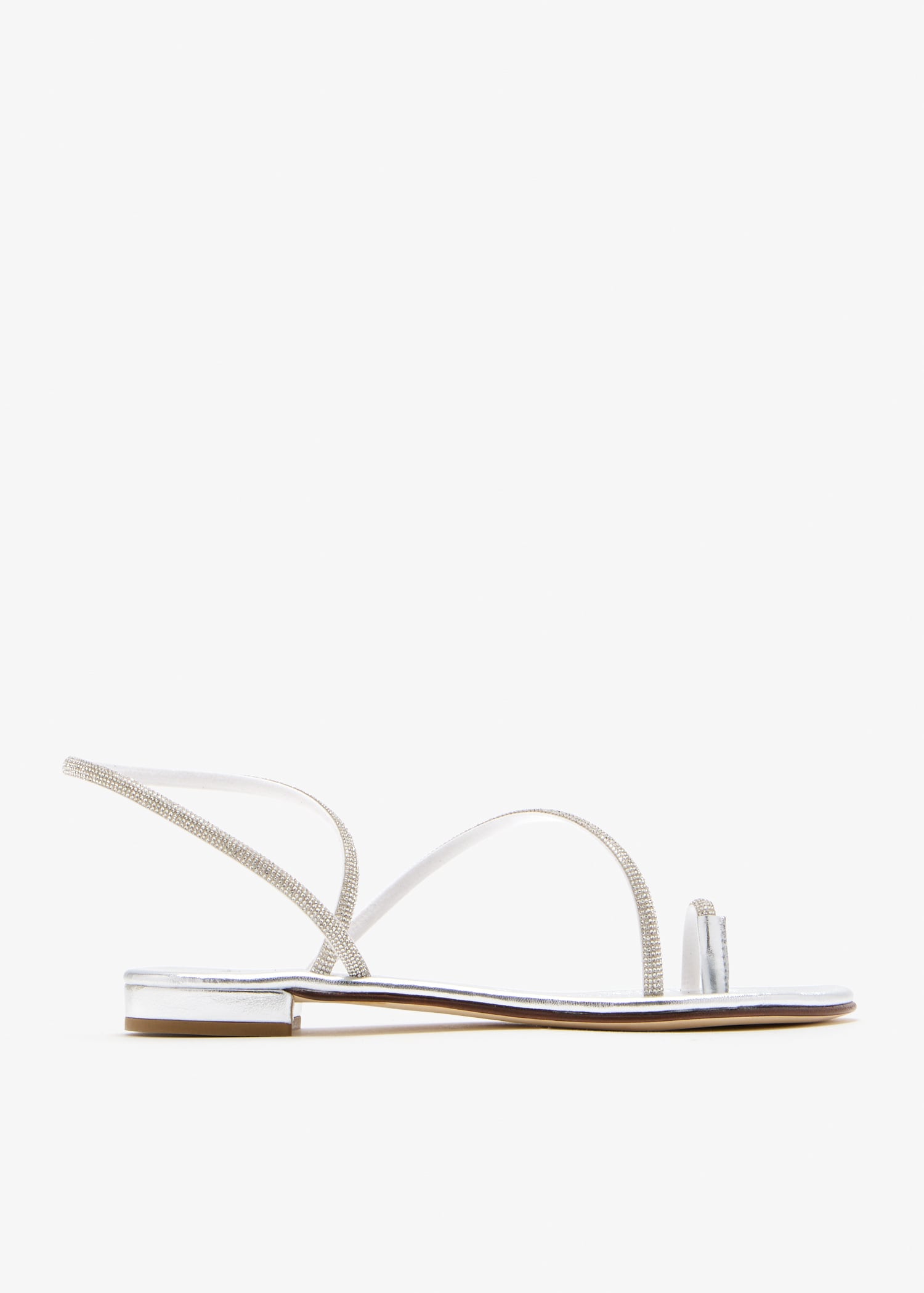 Romelide sandals, Silver