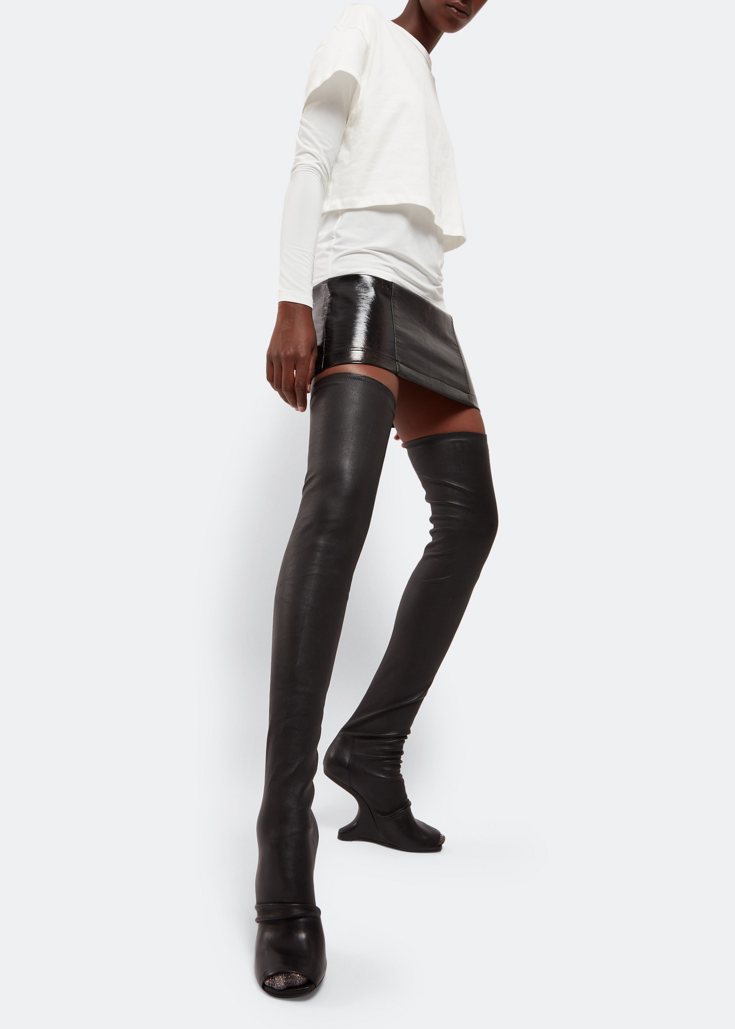 Rick owens store stretch boot