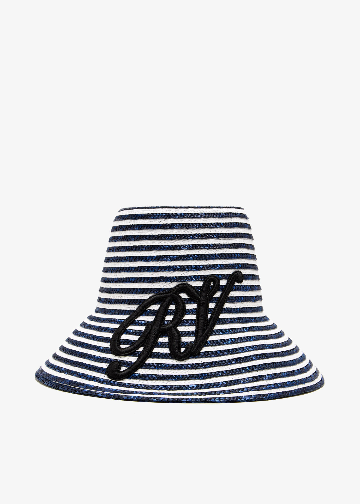 

Logo raffia hat, Blue
