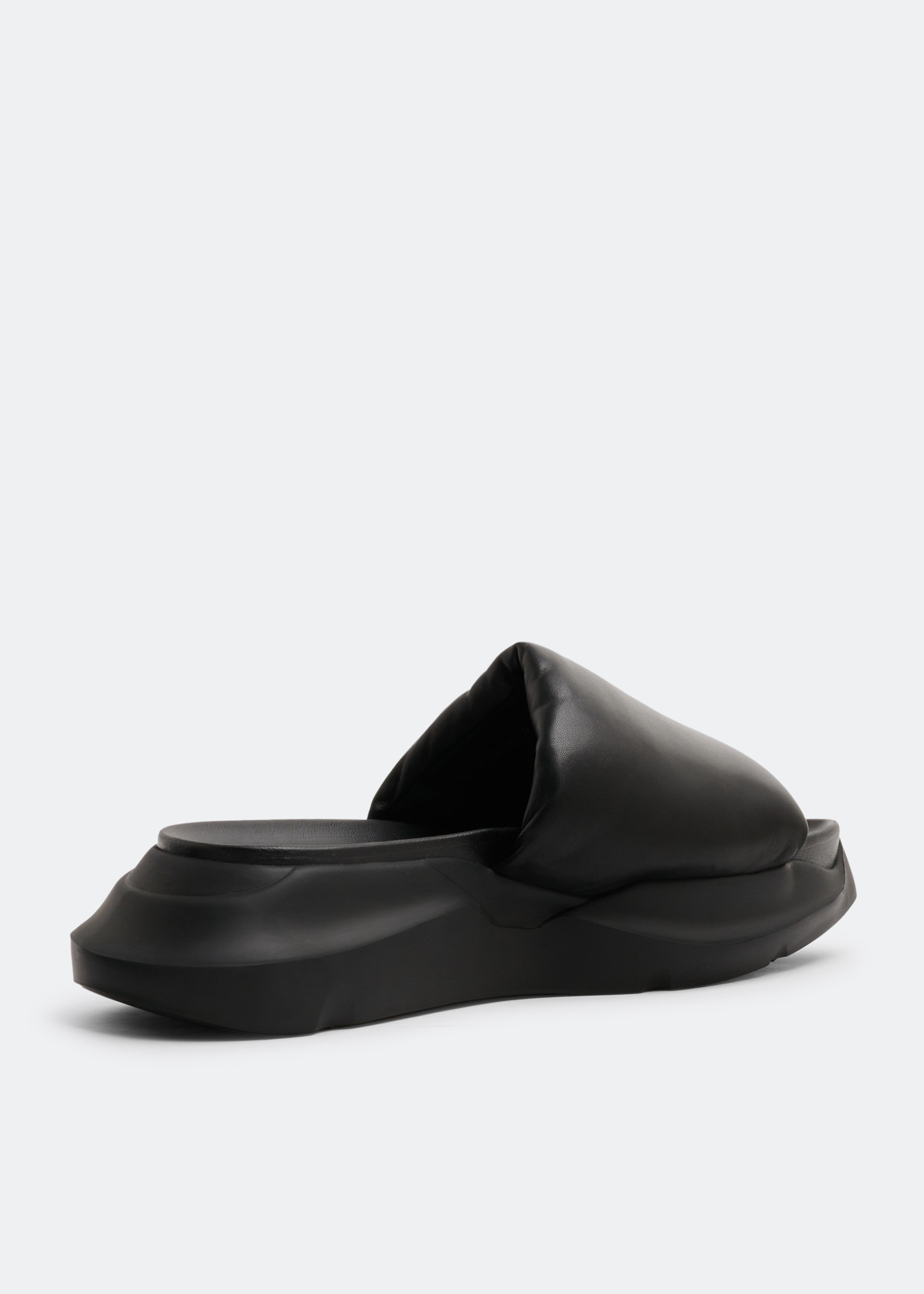 Rick Owens Geth puffer slides for Men - Black in UAE | Level Shoes