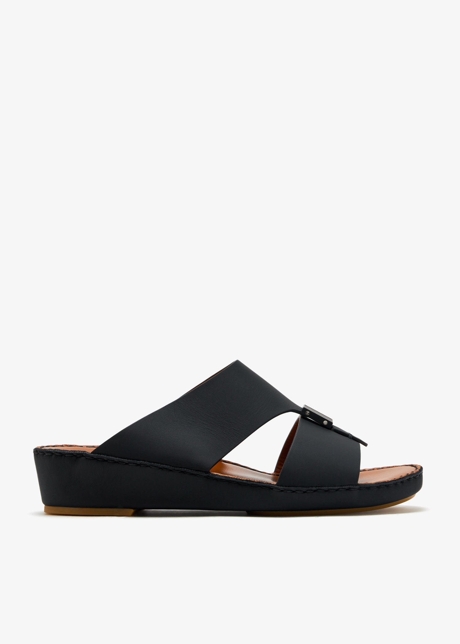 

Quadratura Gomato Rubbercalf sandals, Black