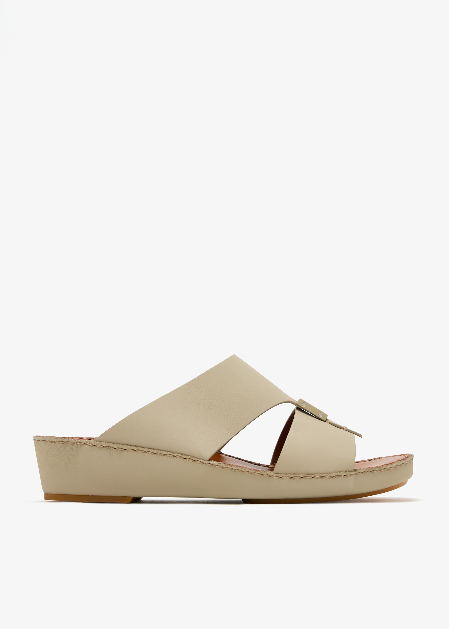 

Quadratura Gomato Rubbercalf sandals, Beige