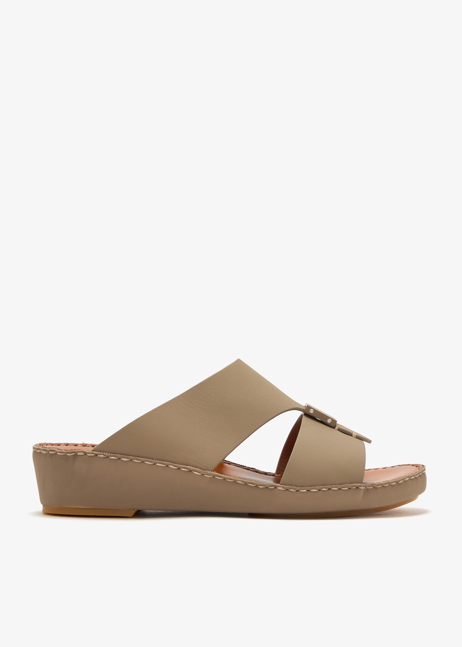 

Quadratura Gomato Rubbercalf sandals, Taupe