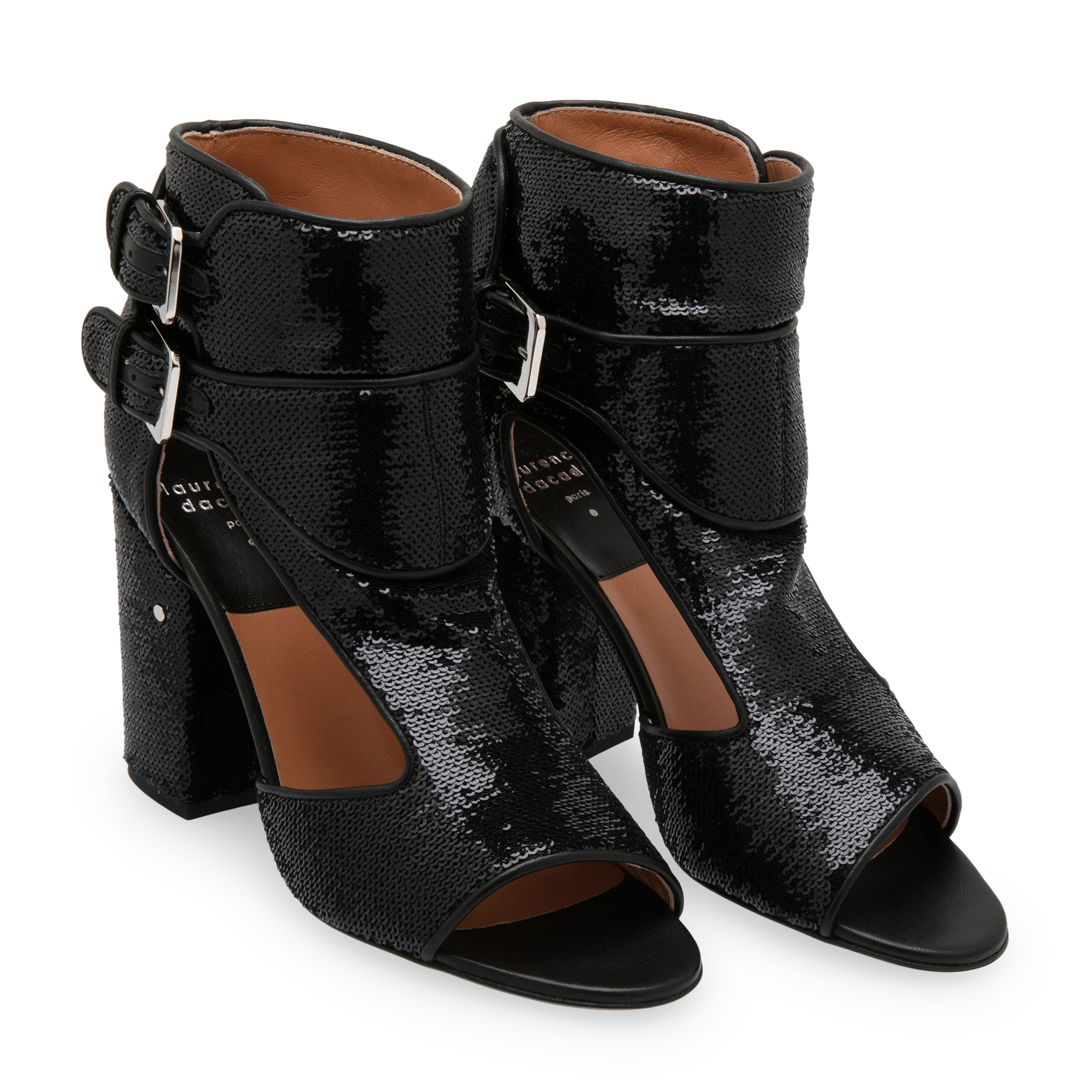 

Rush sandals, Black