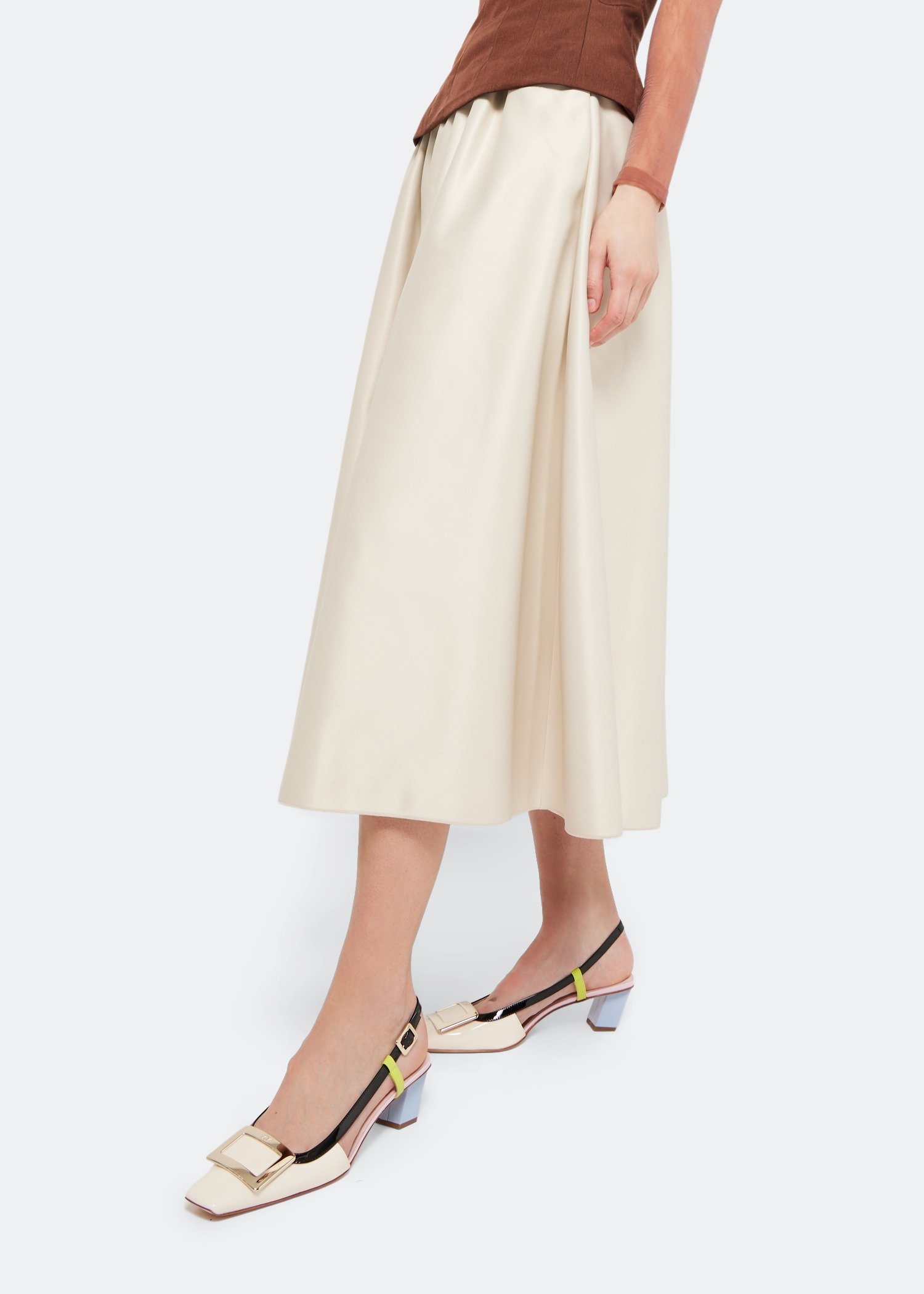 

Belle Vivier slingback pumps, White