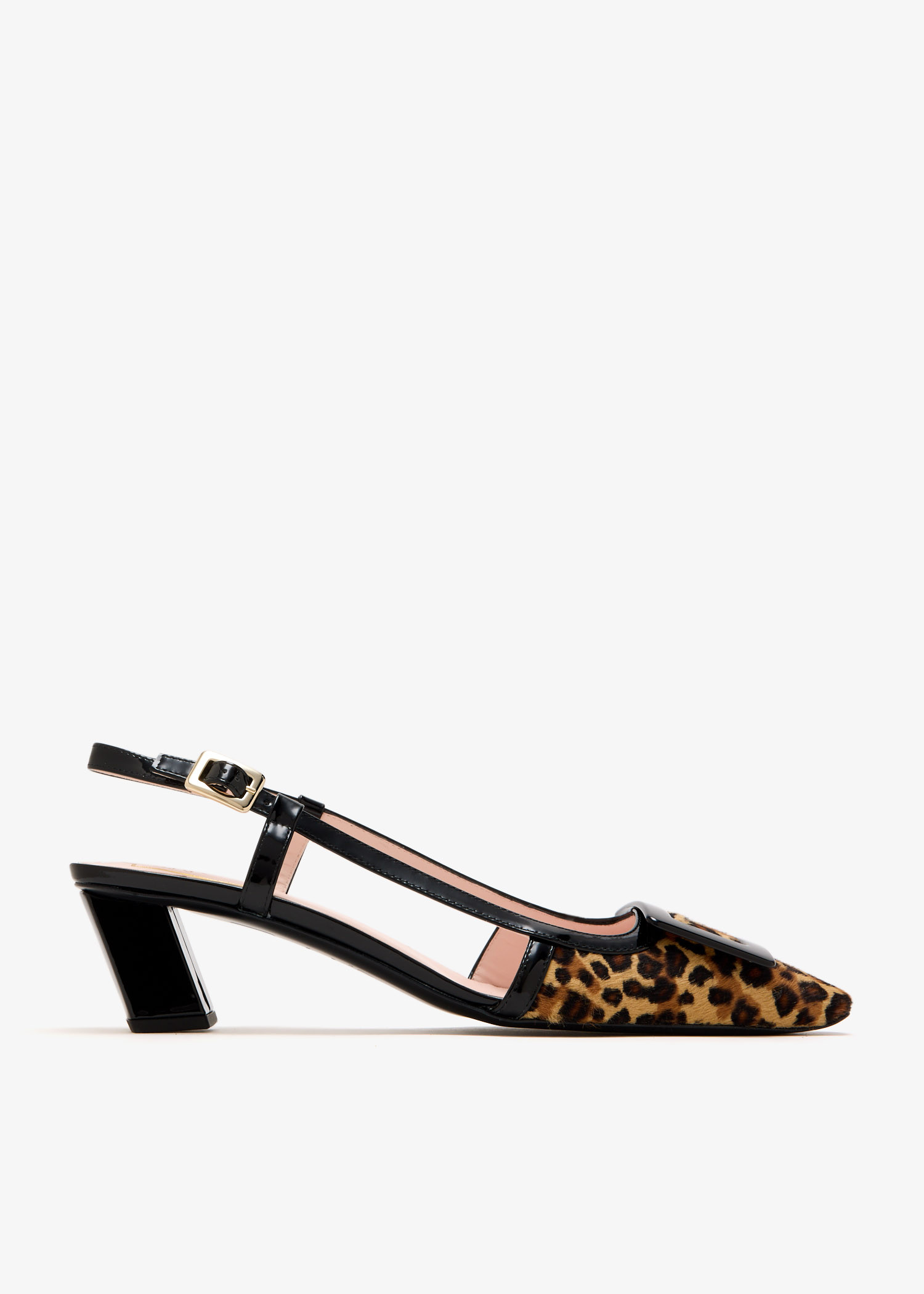 

Belle Vivier slingback pumps, Animal printed