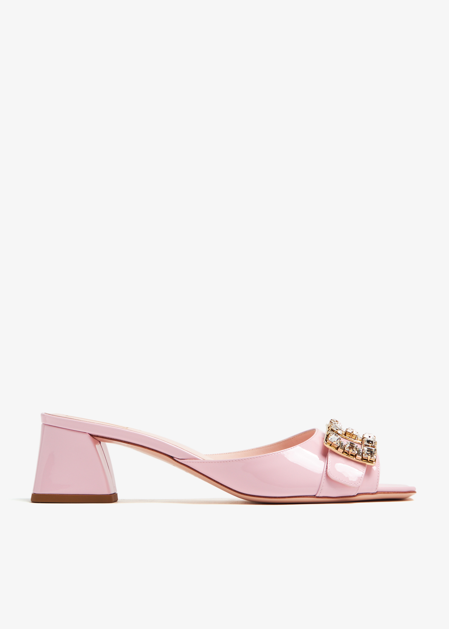 

Bikiviv Strass Buckle mules, Pink